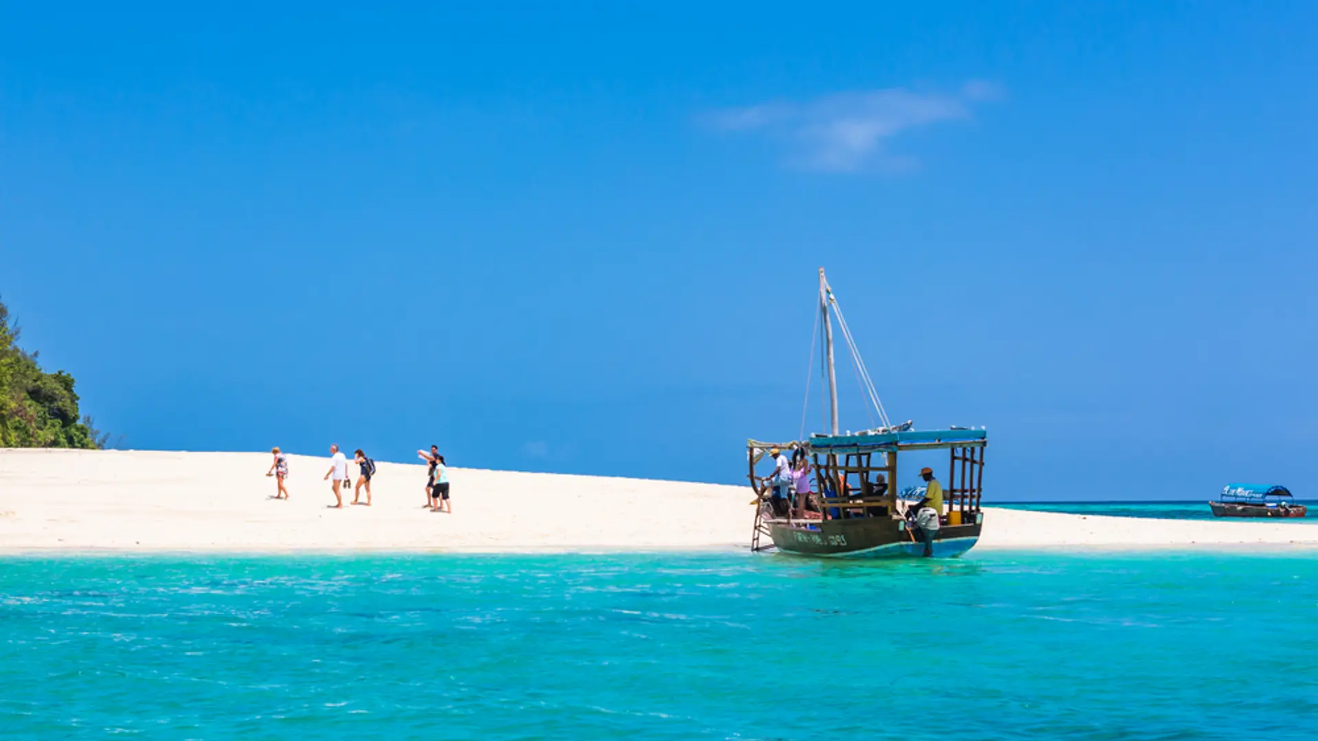 Tourist Boats At Prison Island.