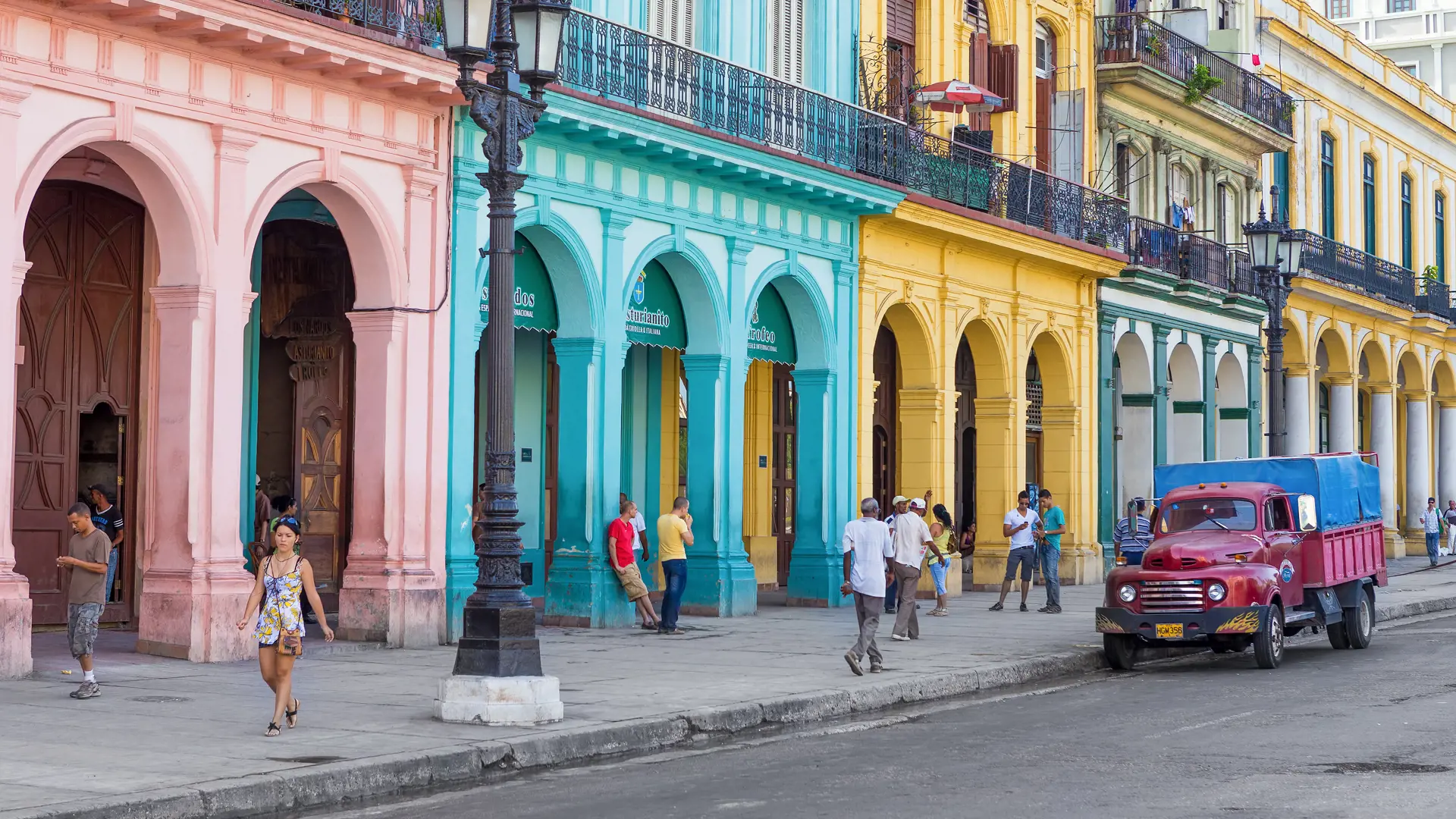 Havanna rummer masser afd farverige bygninger