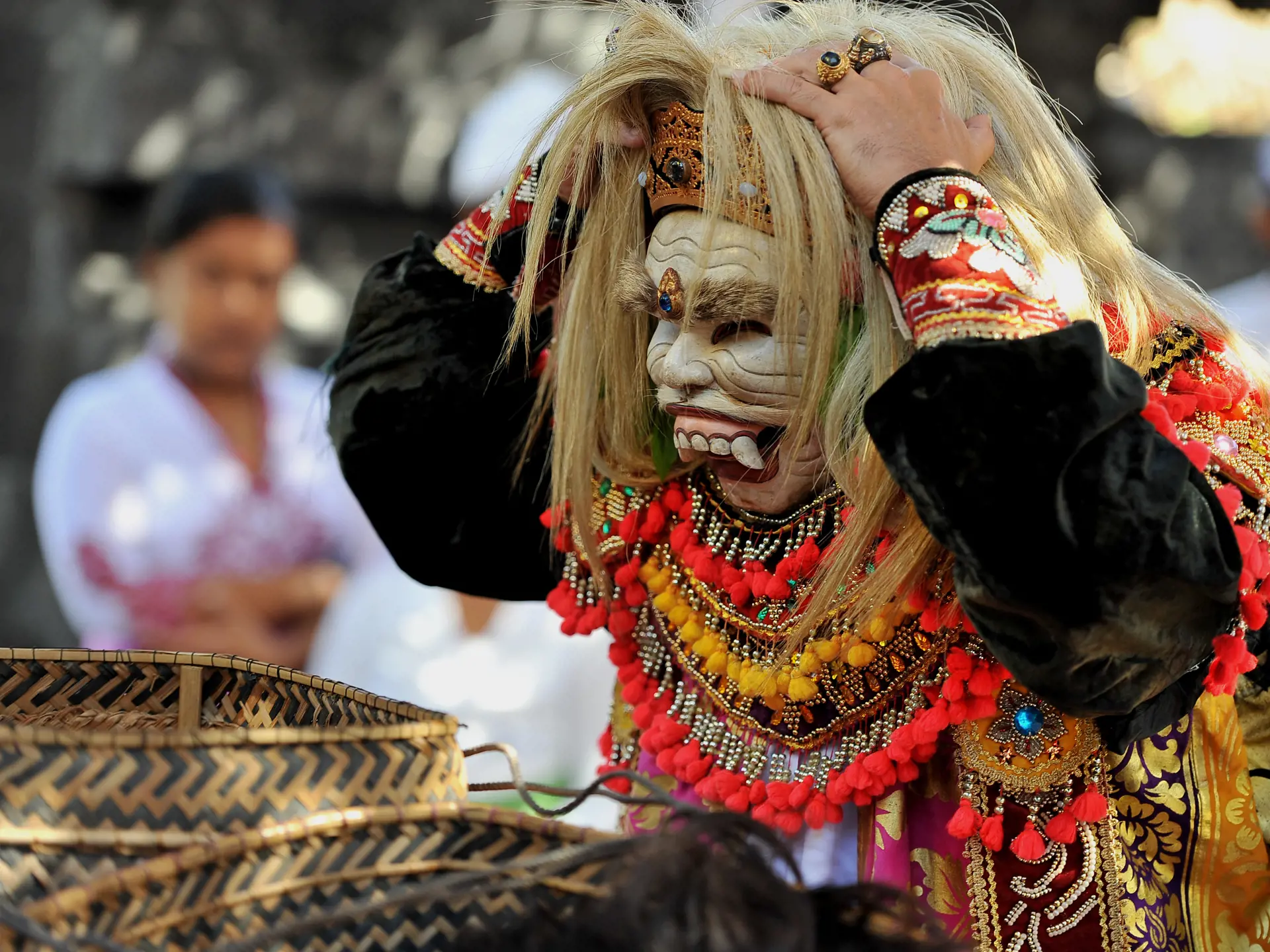 Masked actor performing Topeng Dance, Bali, Indonesia.jpg
