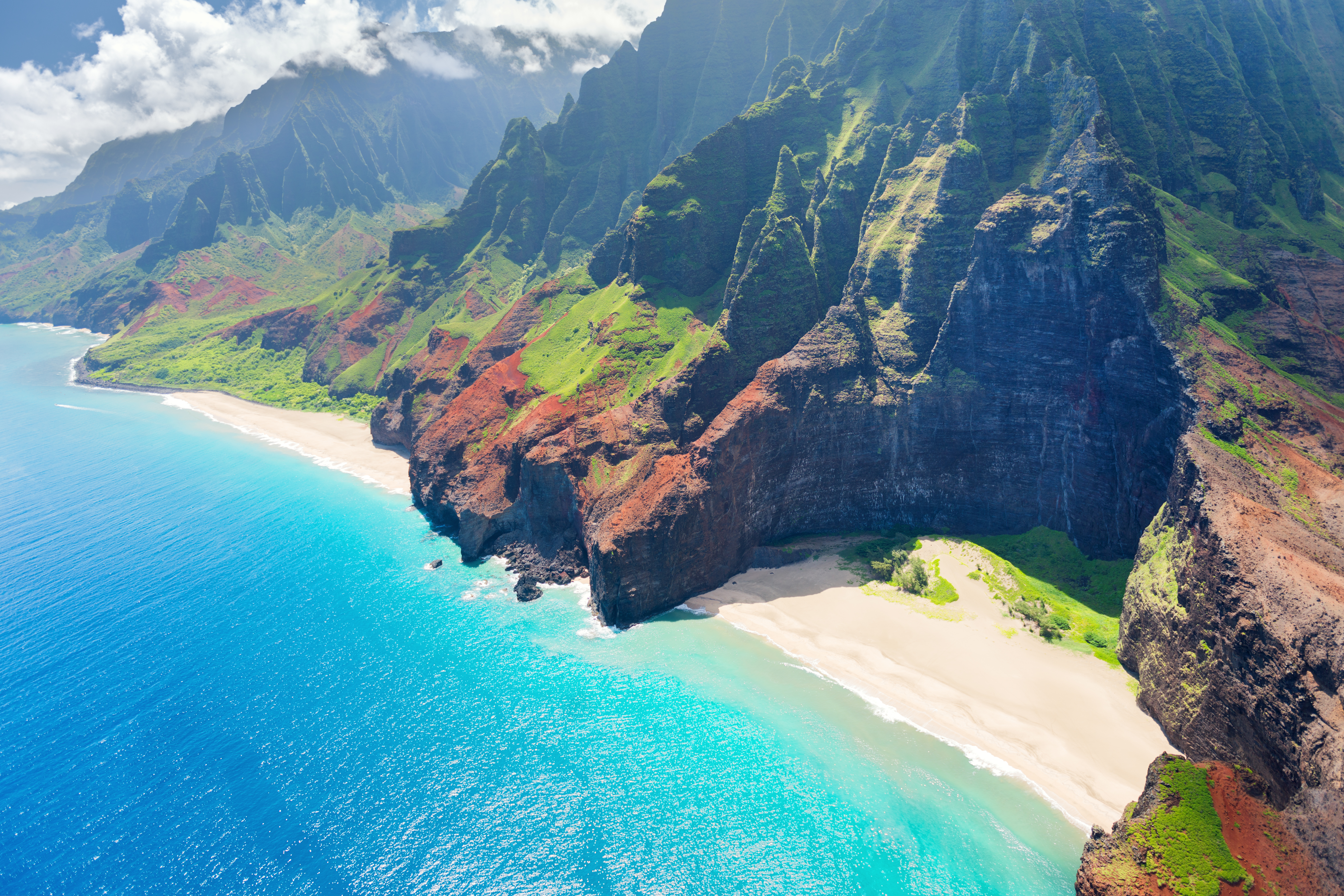 View on Na Pali Coast on Kauai island on Hawaii in a sunny day.jpg