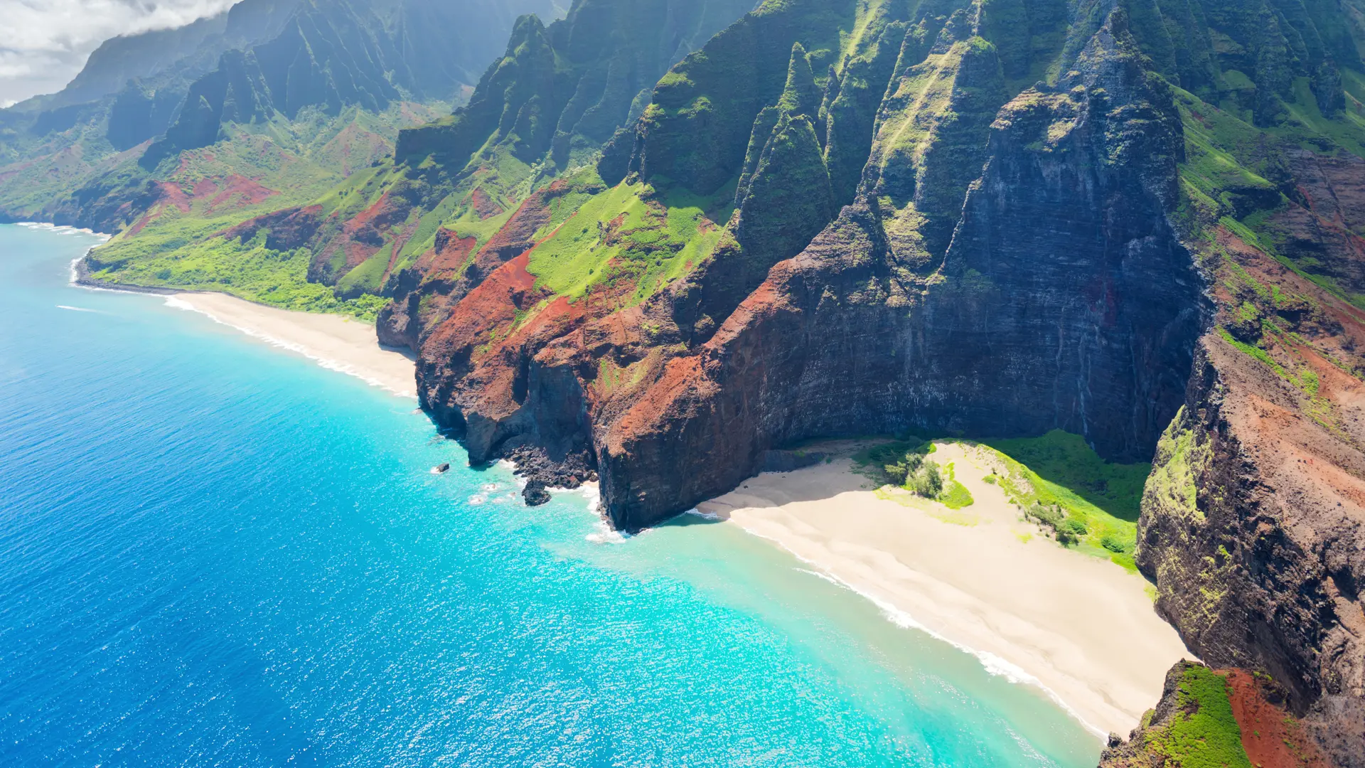 View on Na Pali Coast on Kauai island on Hawaii in a sunny day.jpg