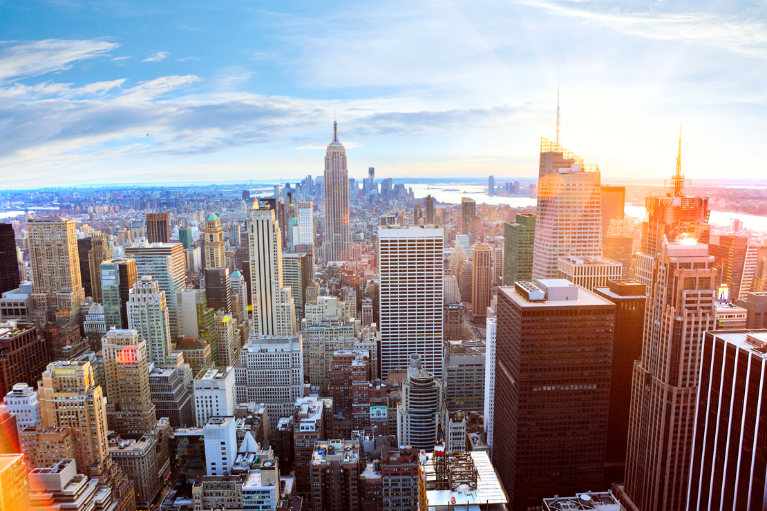 shutterstock_152295734 Aerial view of Manhattan skyline at sunset, New York City.jpg