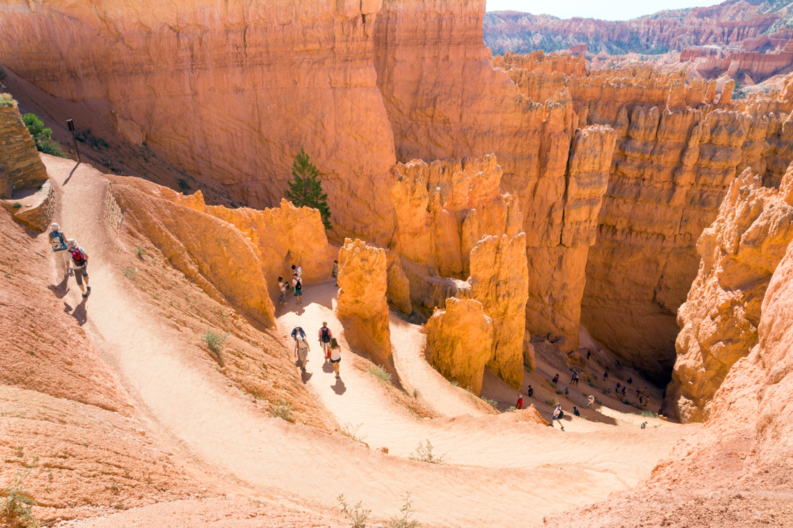 shutterstock_323095445 BRYCE CANYON NATIONAL PARK, UTAHUSA - AUGUST 10 2015The descent down the trail of the Navajo..jpg