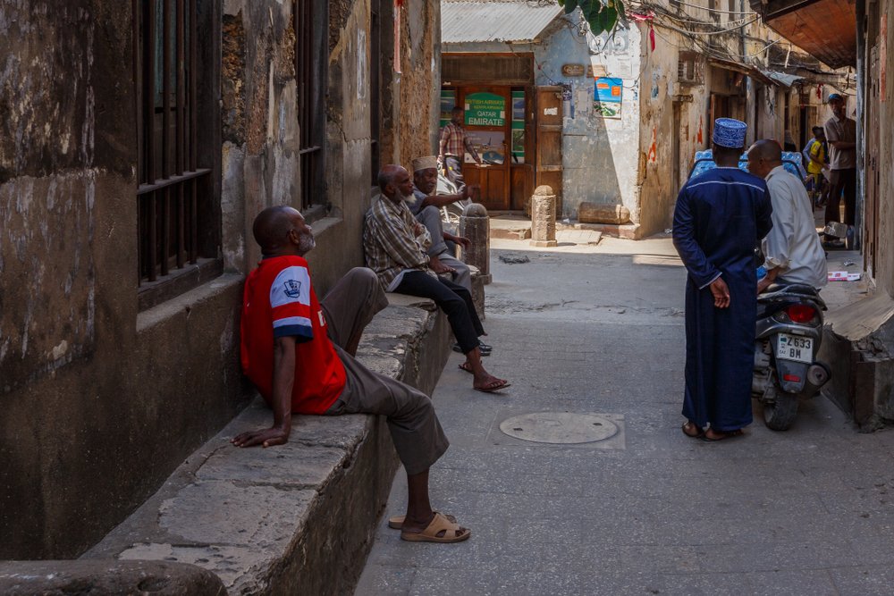 Street Of The Historic Center Of The Old Town Of Stone Tow