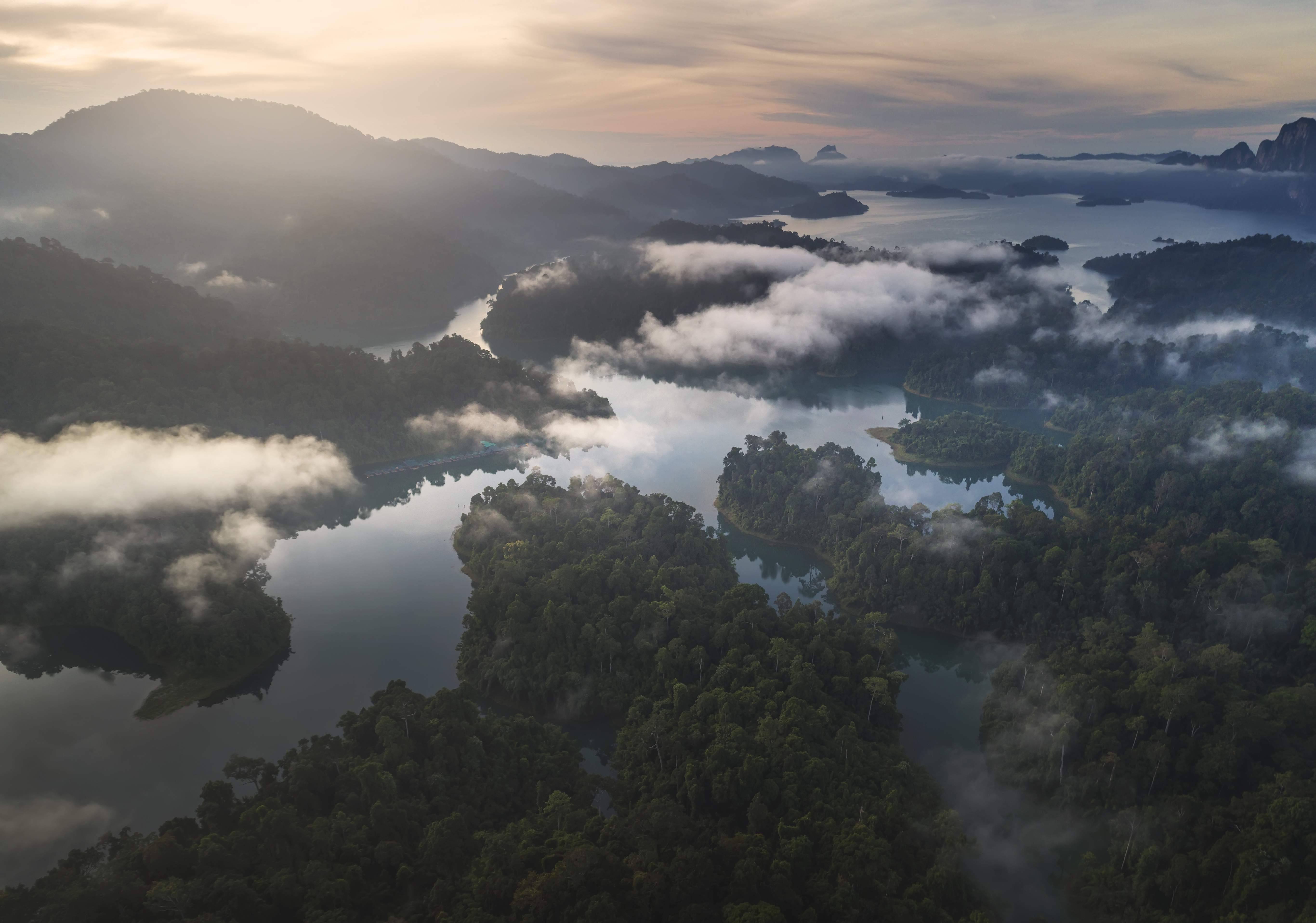 A Elephant Hills Thailand Sunrise Over Elephant Hills Rainforest Camp