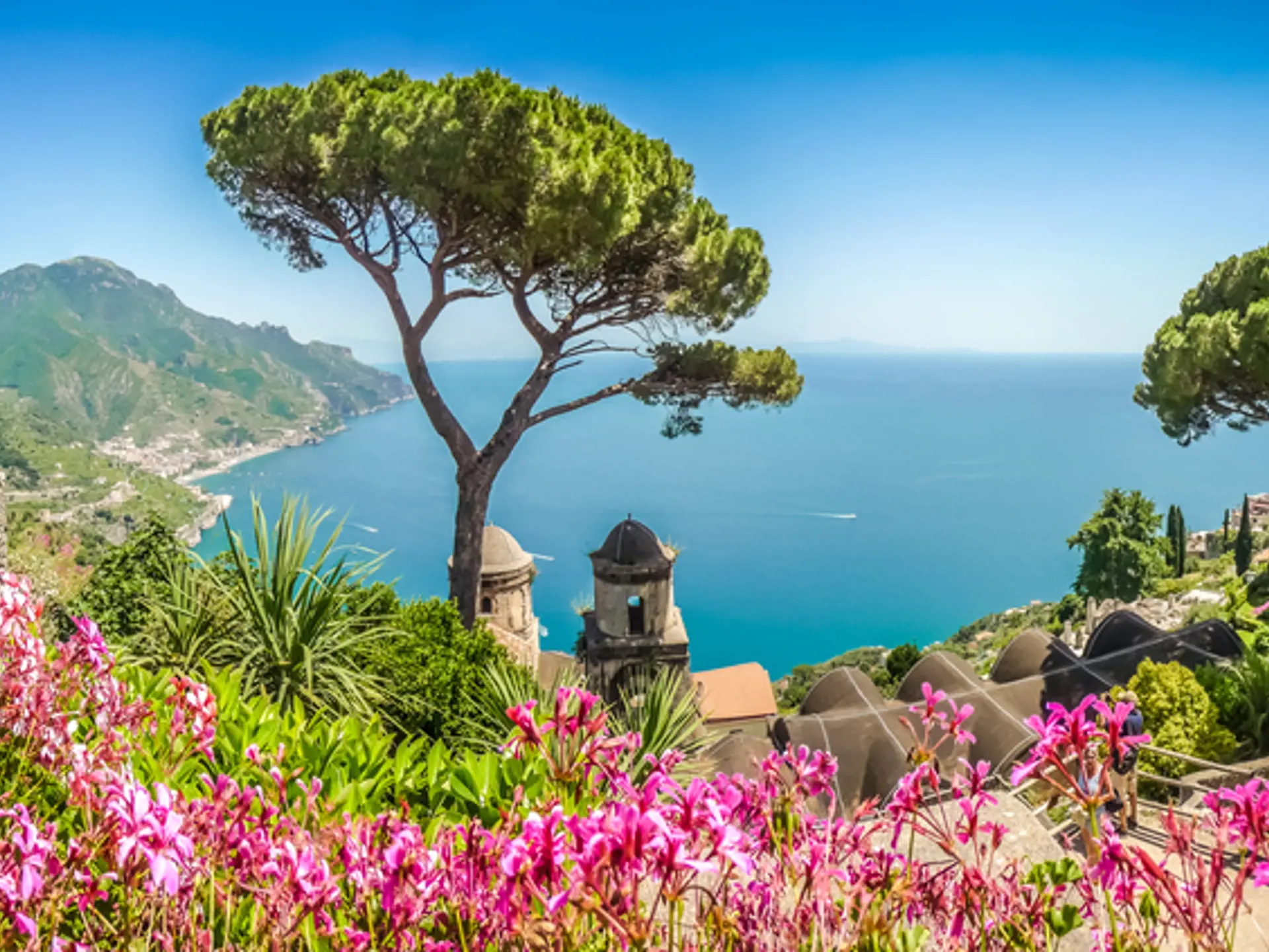 Amalfikysten er et av de vakreste områdene i Sør-Italia