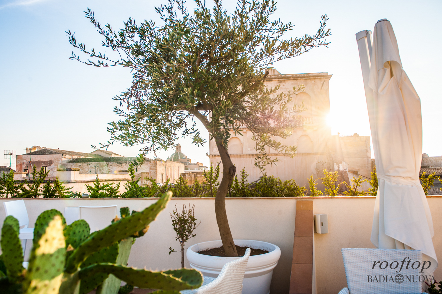 Du kan også slikke sol på takterrassen