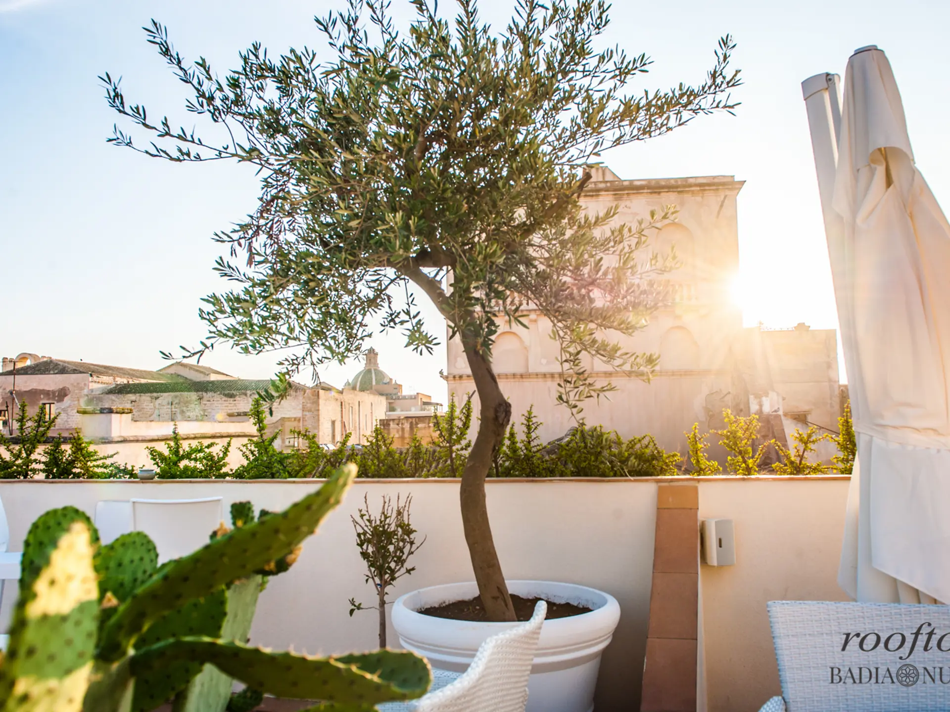 Du kan også slikke sol på takterrassen