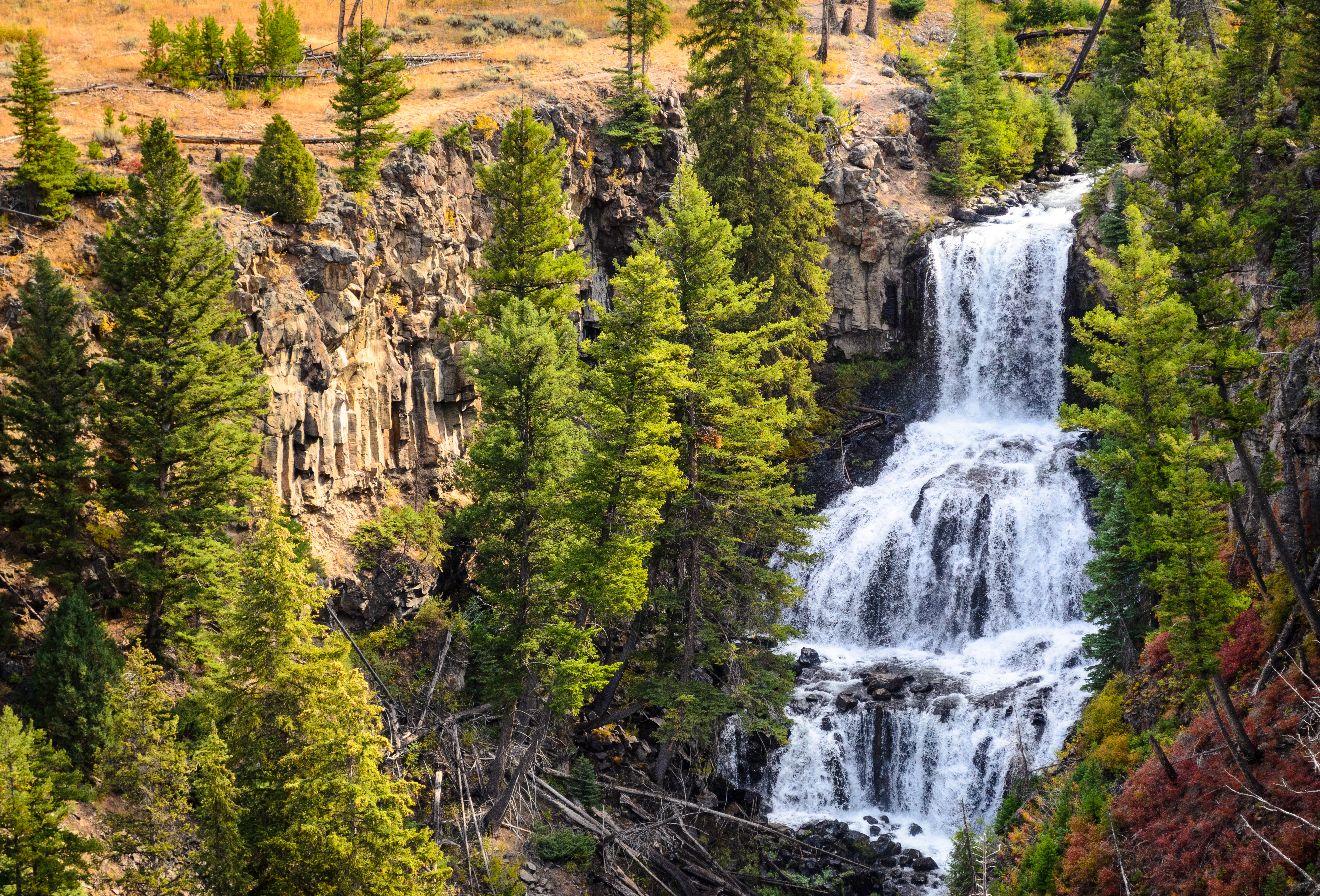 shutterstock_301161782 Waterfall at Yellowstone National Park.jpg