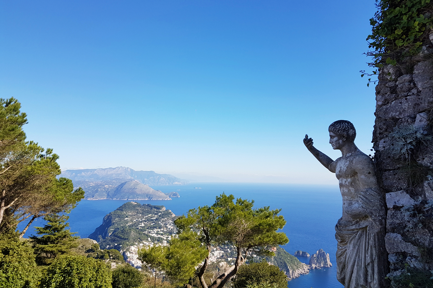 Langs Amalfikysten er det gamle eselstier, som nå er turstier