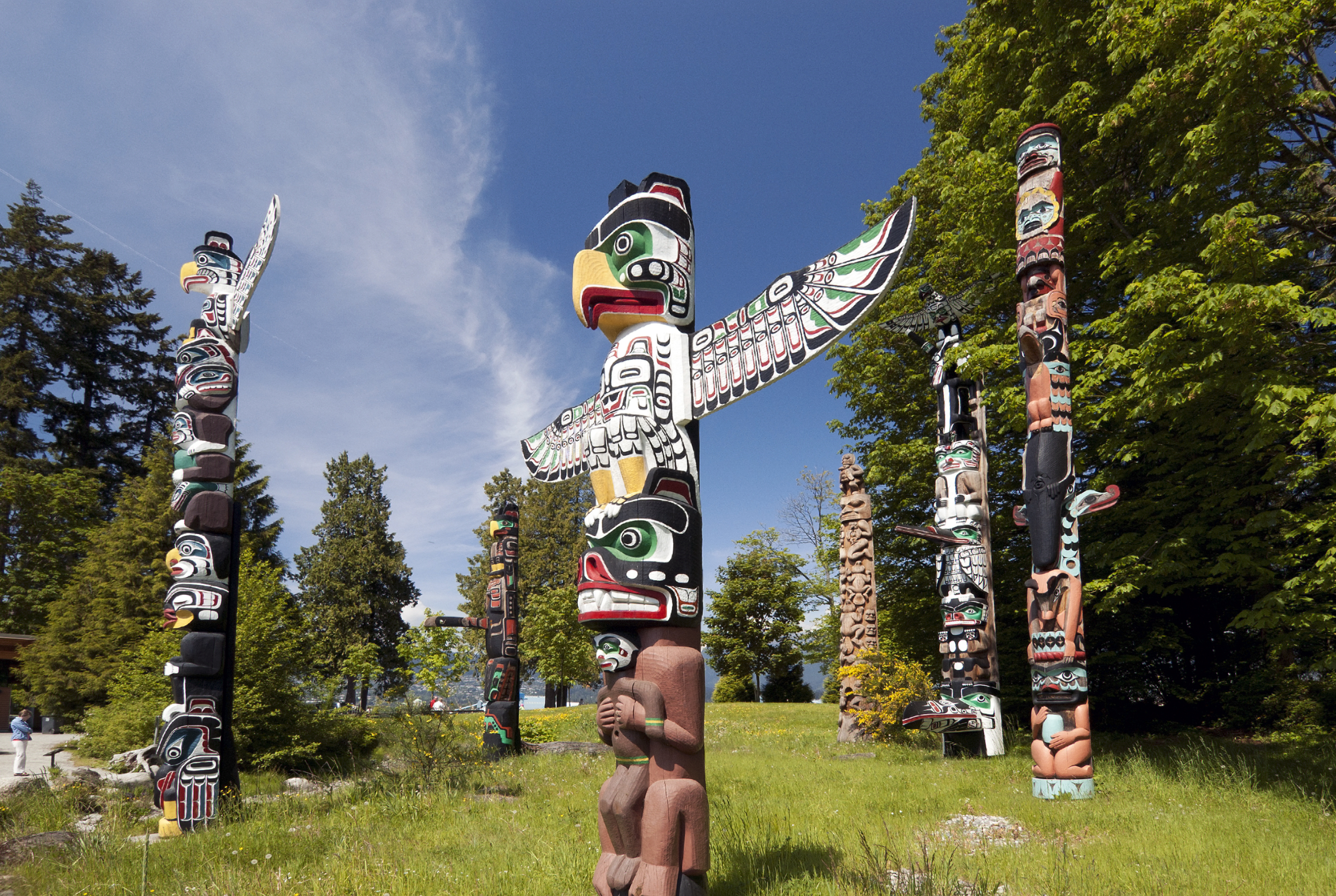 Shutterstock 99245594 VANCOUVER, B.C. Totem Poles In Stanley Park, The Recurring Symbols Of The Area Indigenous Population.