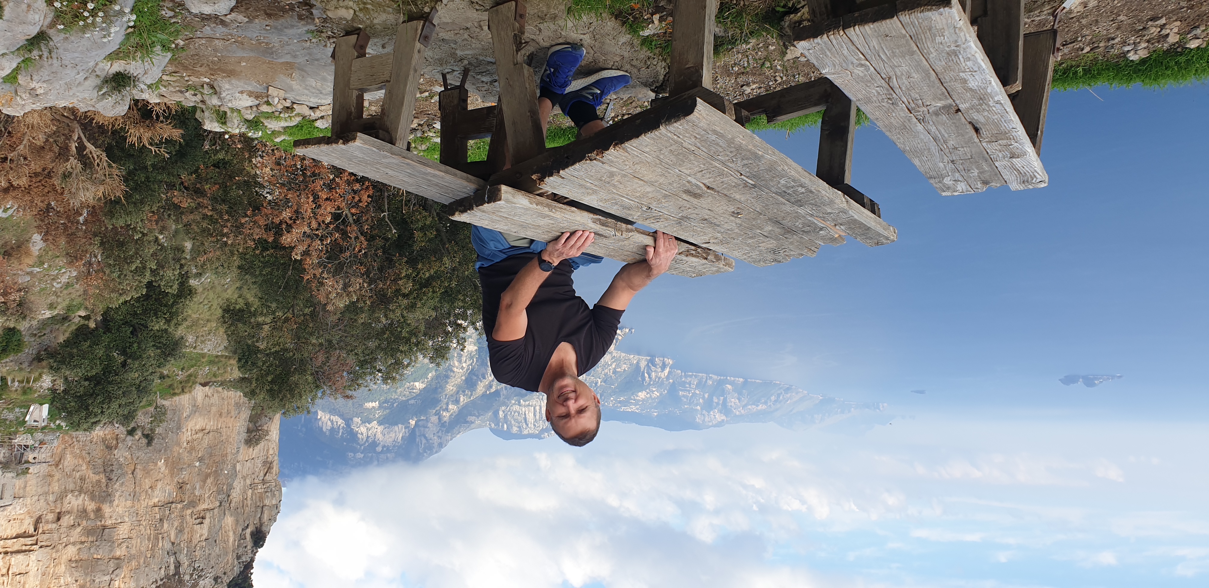 Henrik fra CPT klar for lunsj på Gudernes Sti