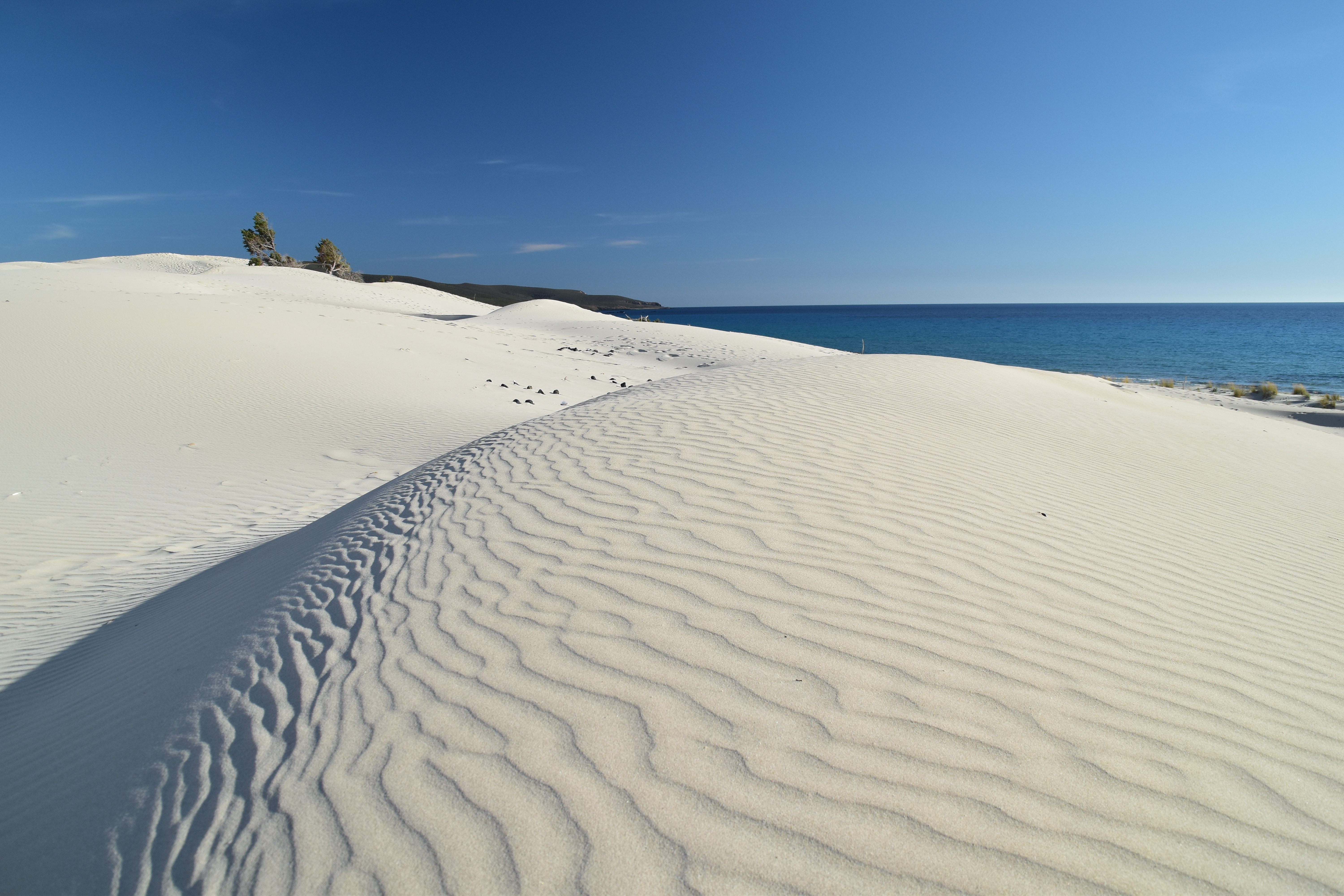 Porto Pino Beach, Sardinien