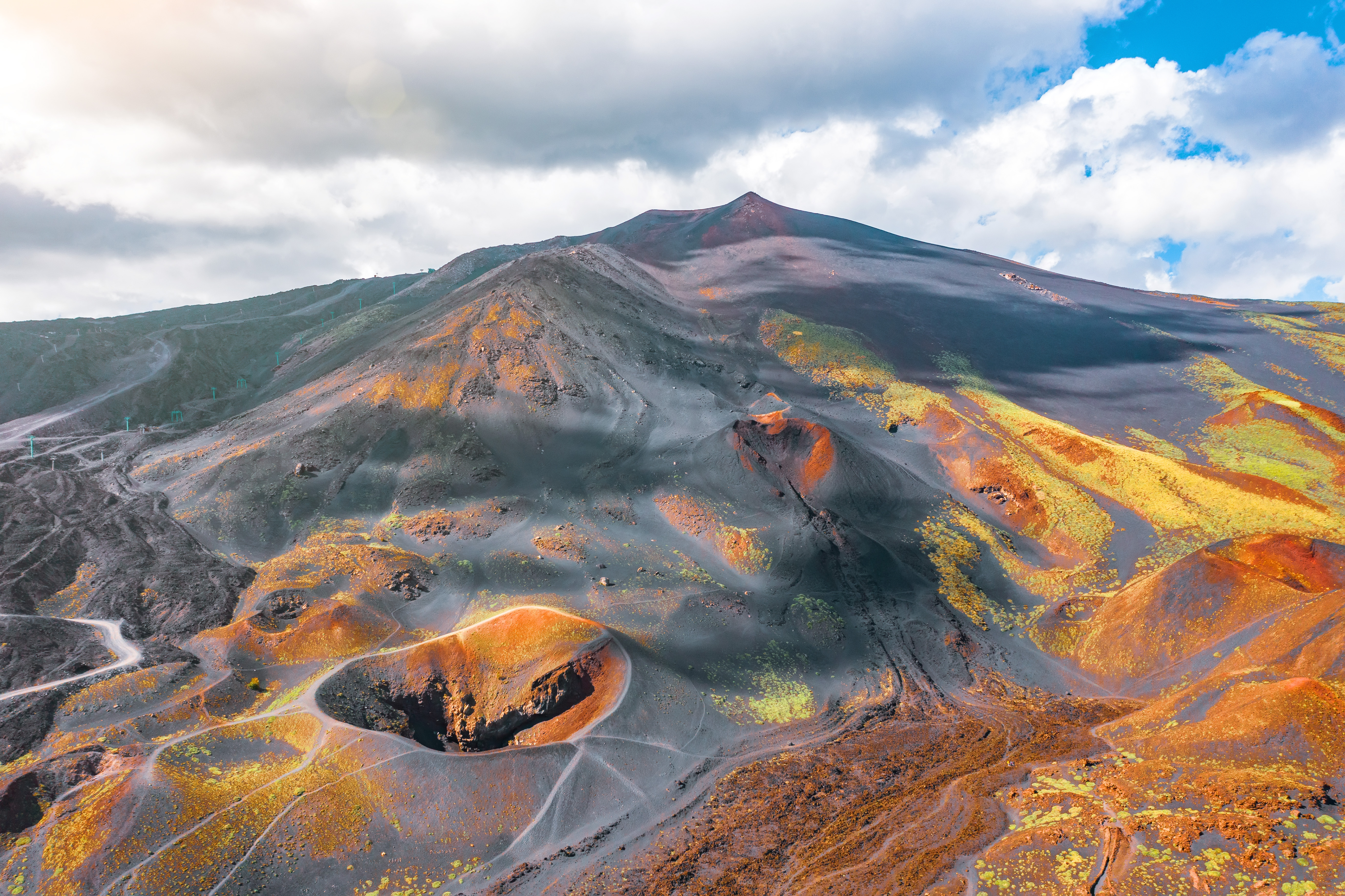 En guidet fottur på Etna er en unik naturopplevelse