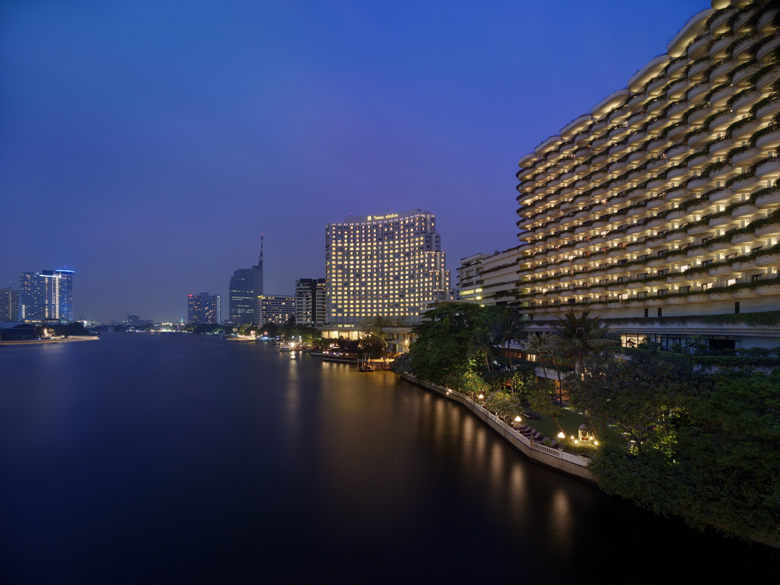 Hotel Exterior At Night