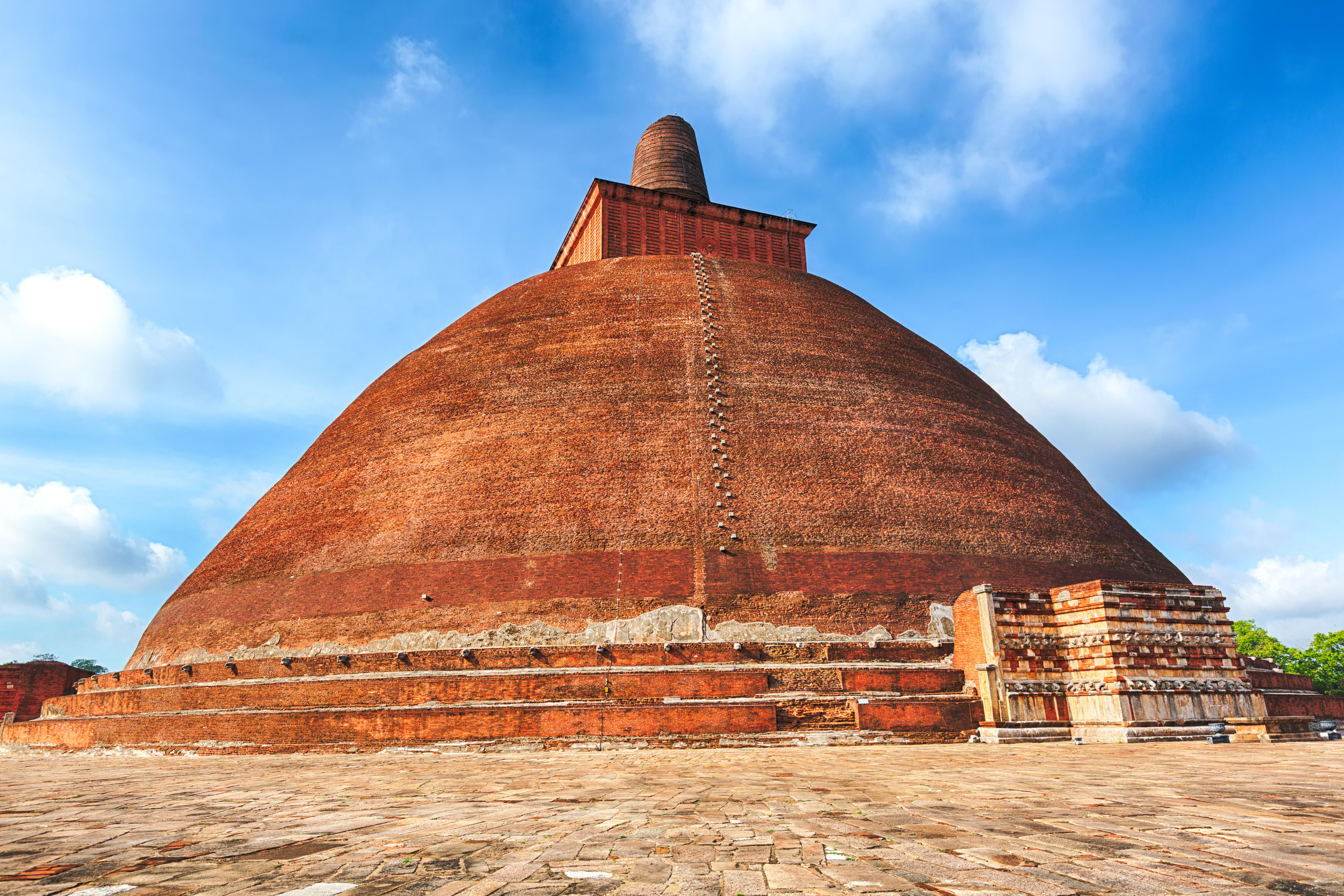 shutterstock_337464425 Jetavanaramaya dagoba in the ruins of Jetavana in the sacred world heritage city of Anuradhapura, Sri Lanka.jpg