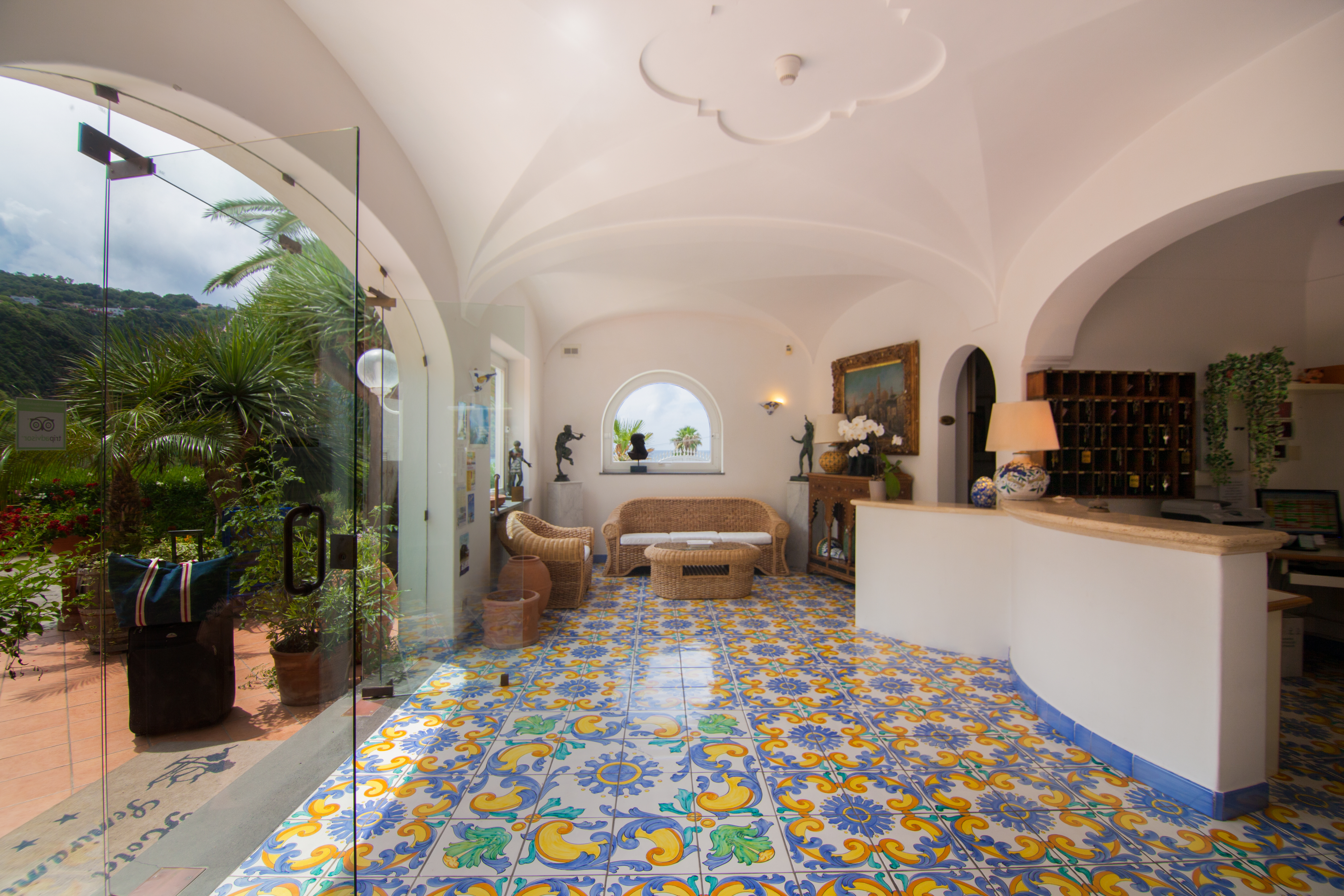 Den koselige resepsjonen på Semiramis