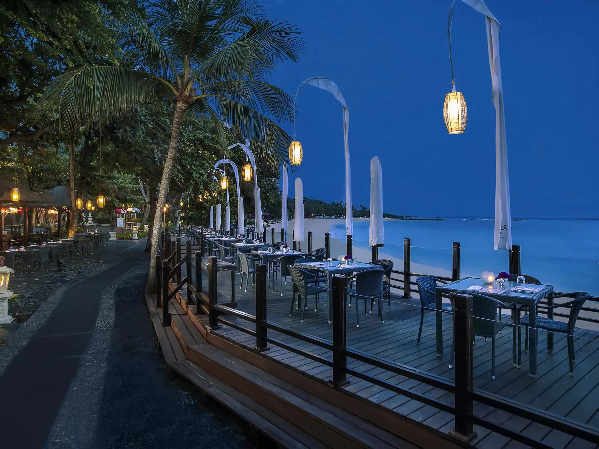 Sateria Beachfront Restaurant Melia Bali