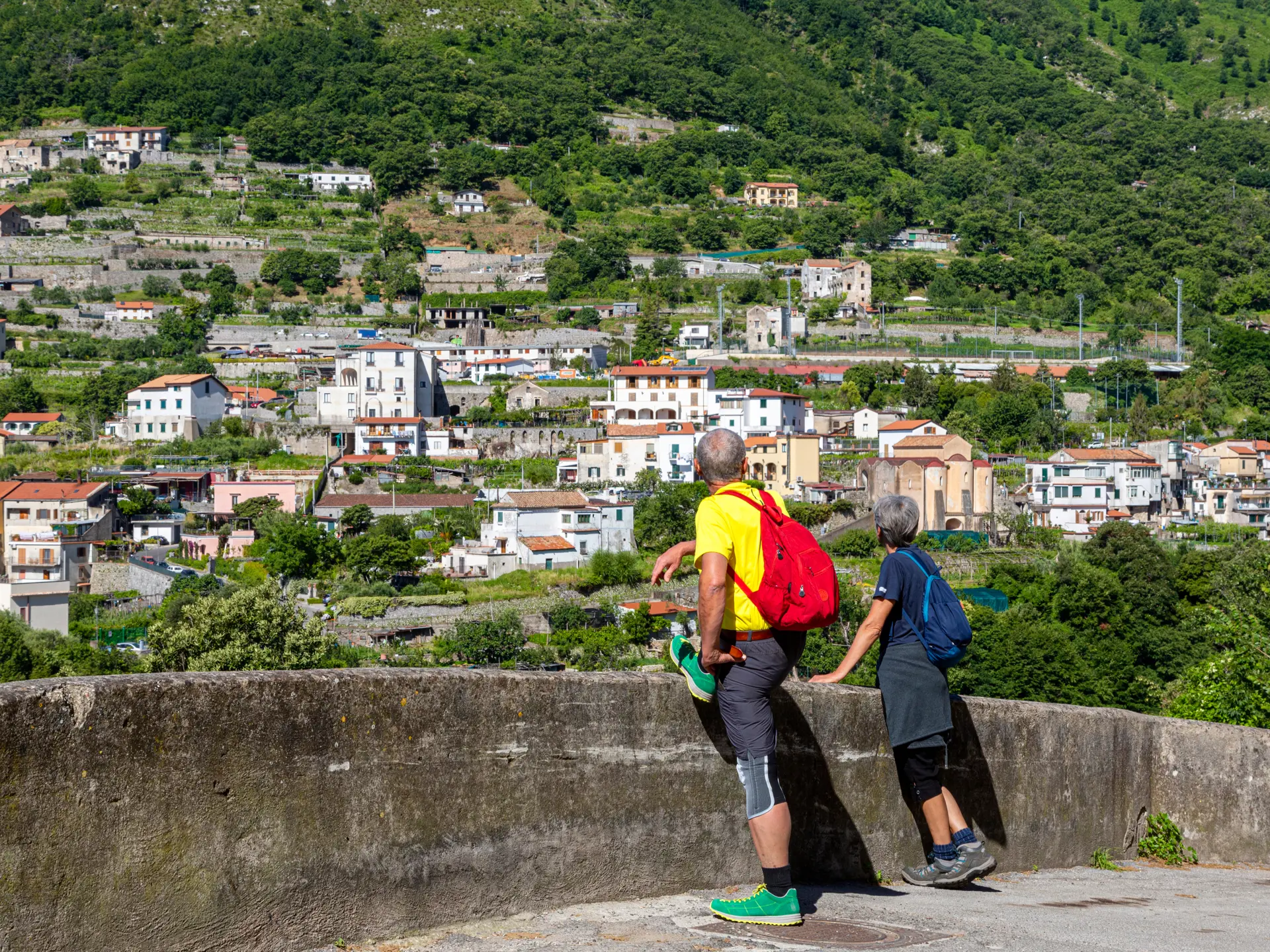 Fottur mellom Ravello og Scala