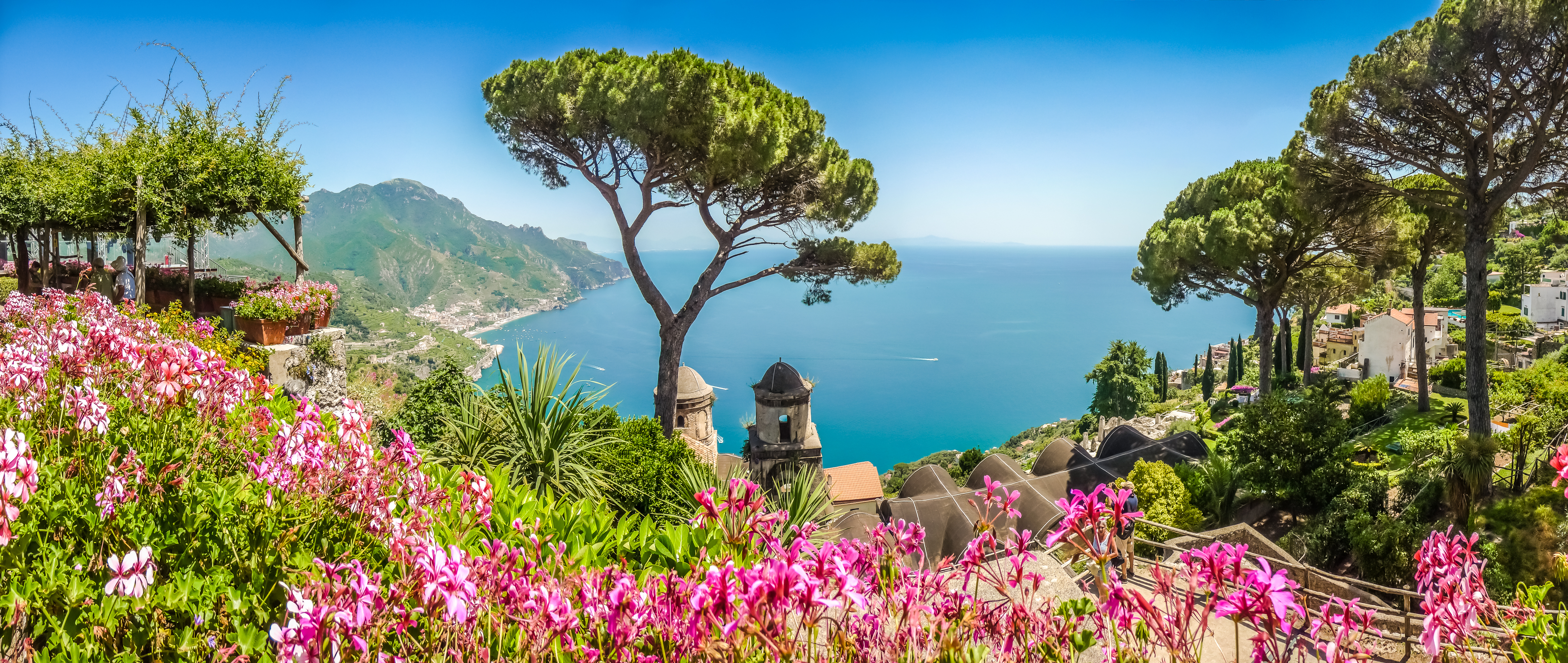 Utsikt fra Villa Rufolo i Ravello