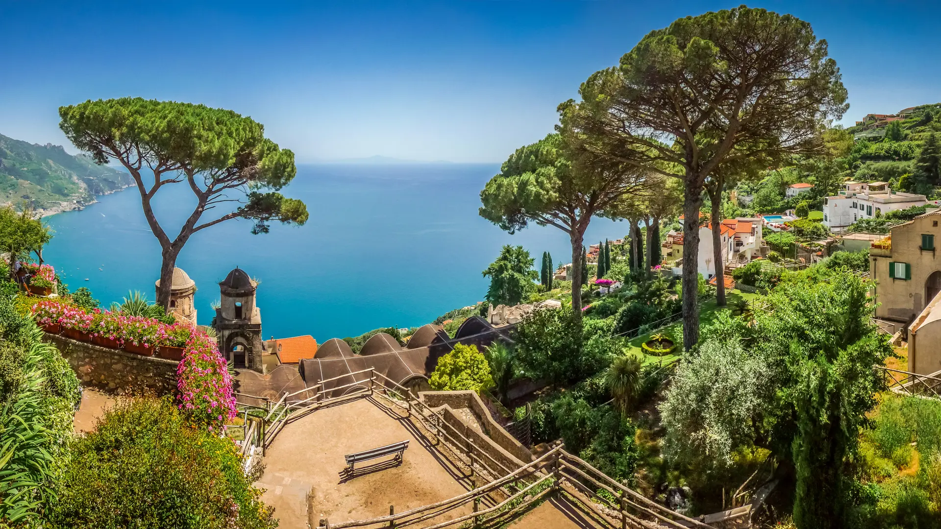 Utsikten fra Villa Rufolo i Ravello
