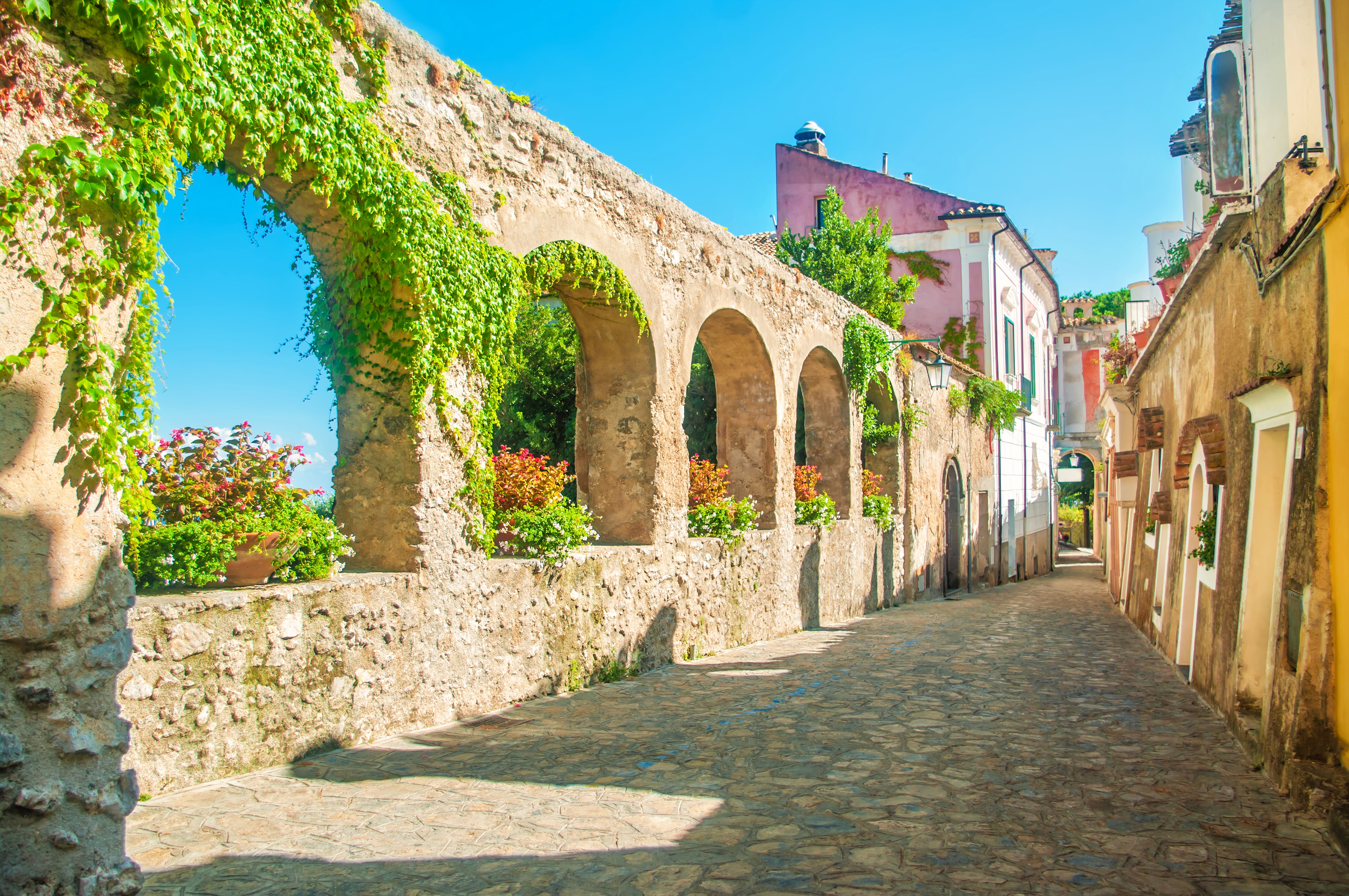 Gateutsikt fra Ravello