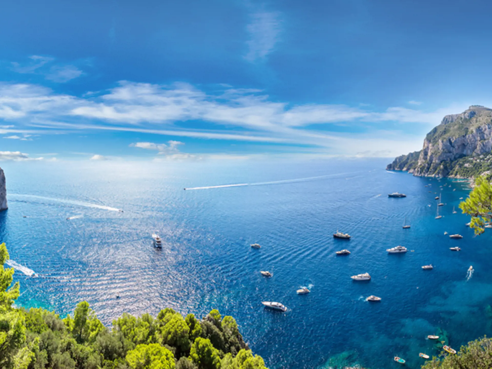 På denne turen vil du oppleve øya Capri