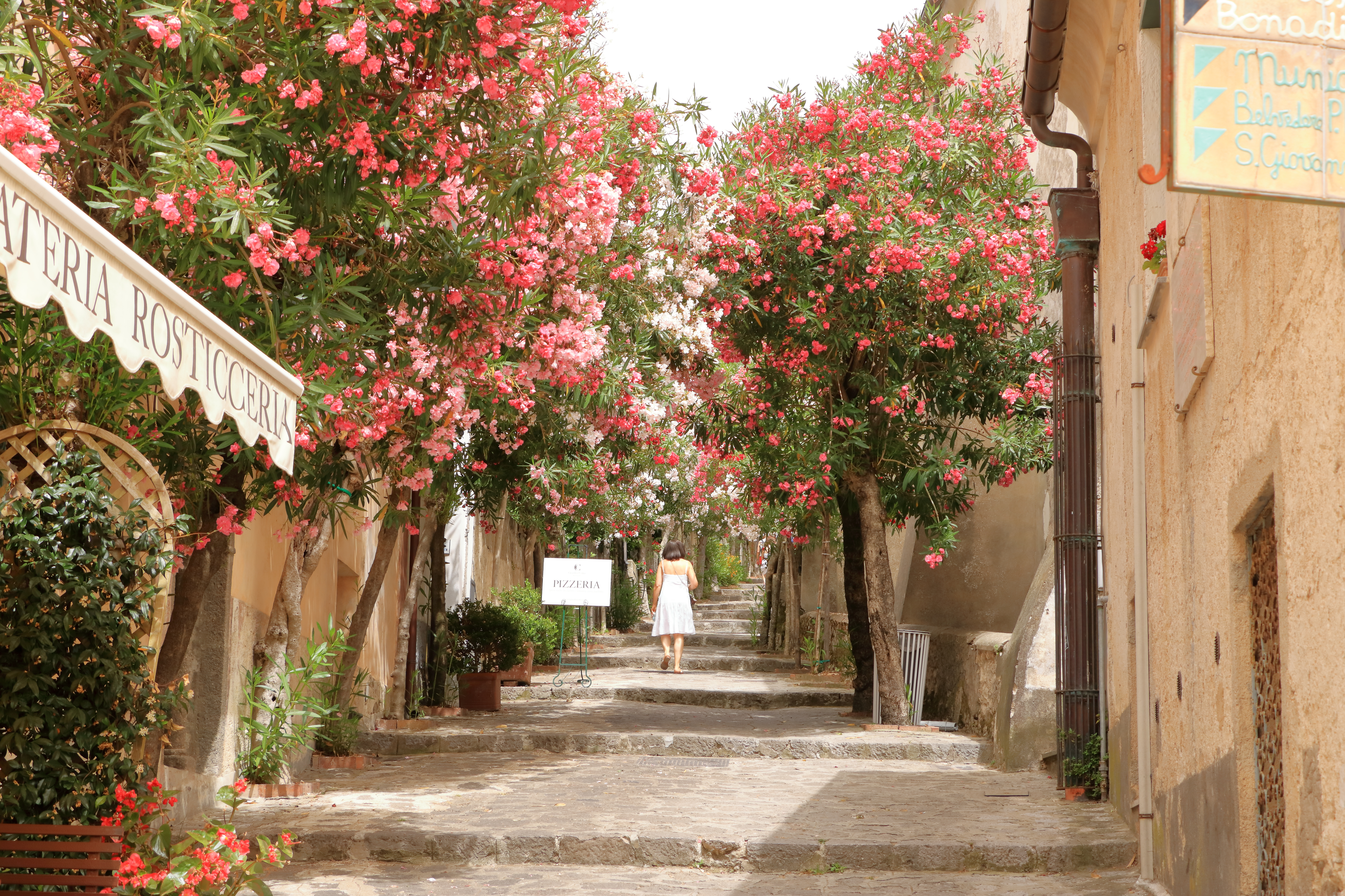 Gateutsikt fra Ravello