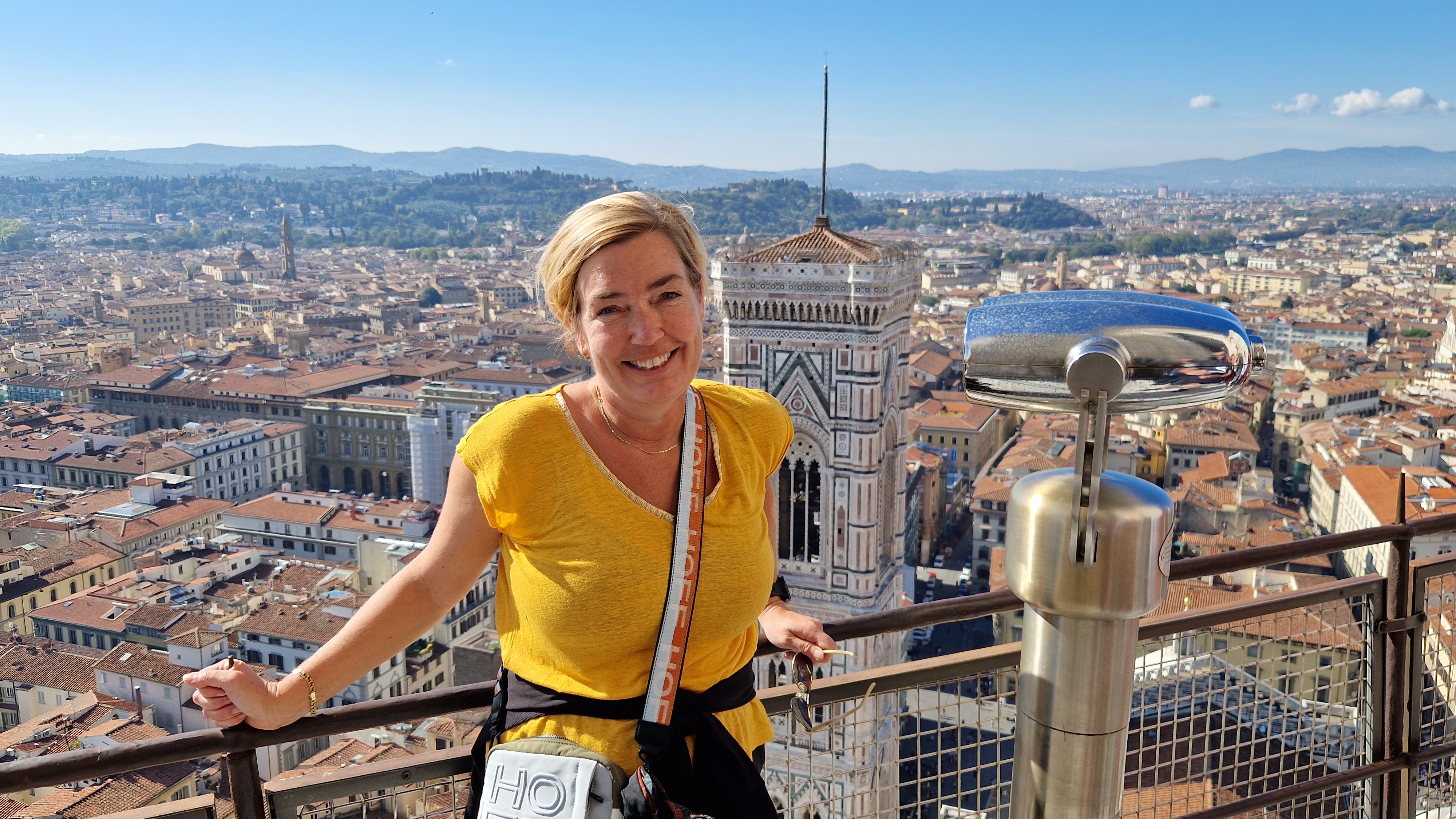 Utsikten over Firenze fra toppen av katedralen er fantastisk.