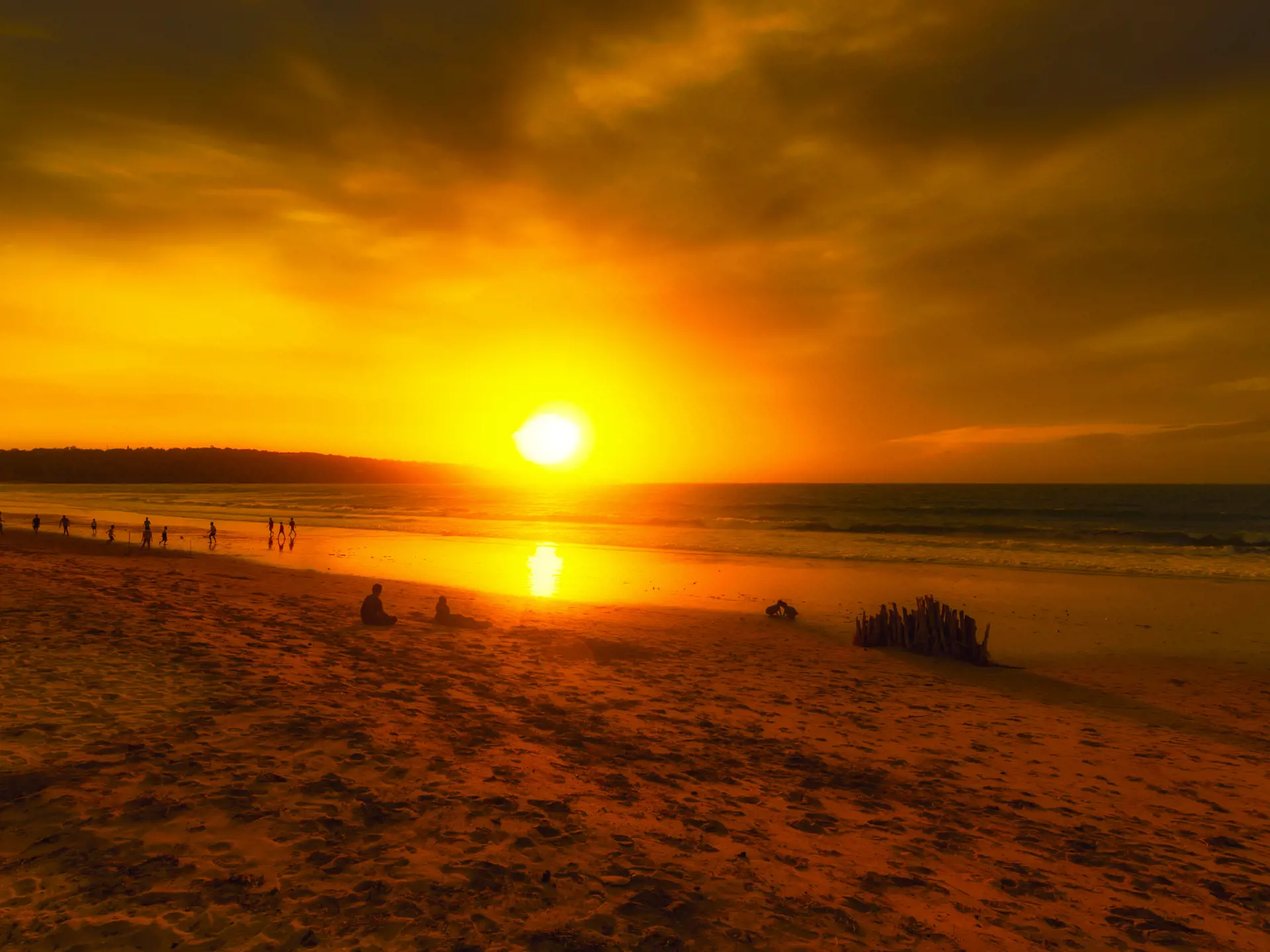 Sunset Jimbaran Beach