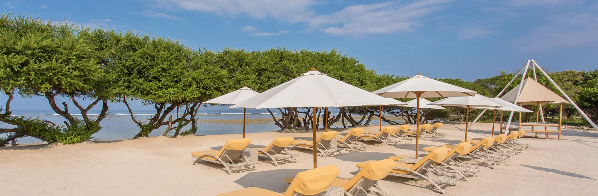 Sunbed Facility On The Beach