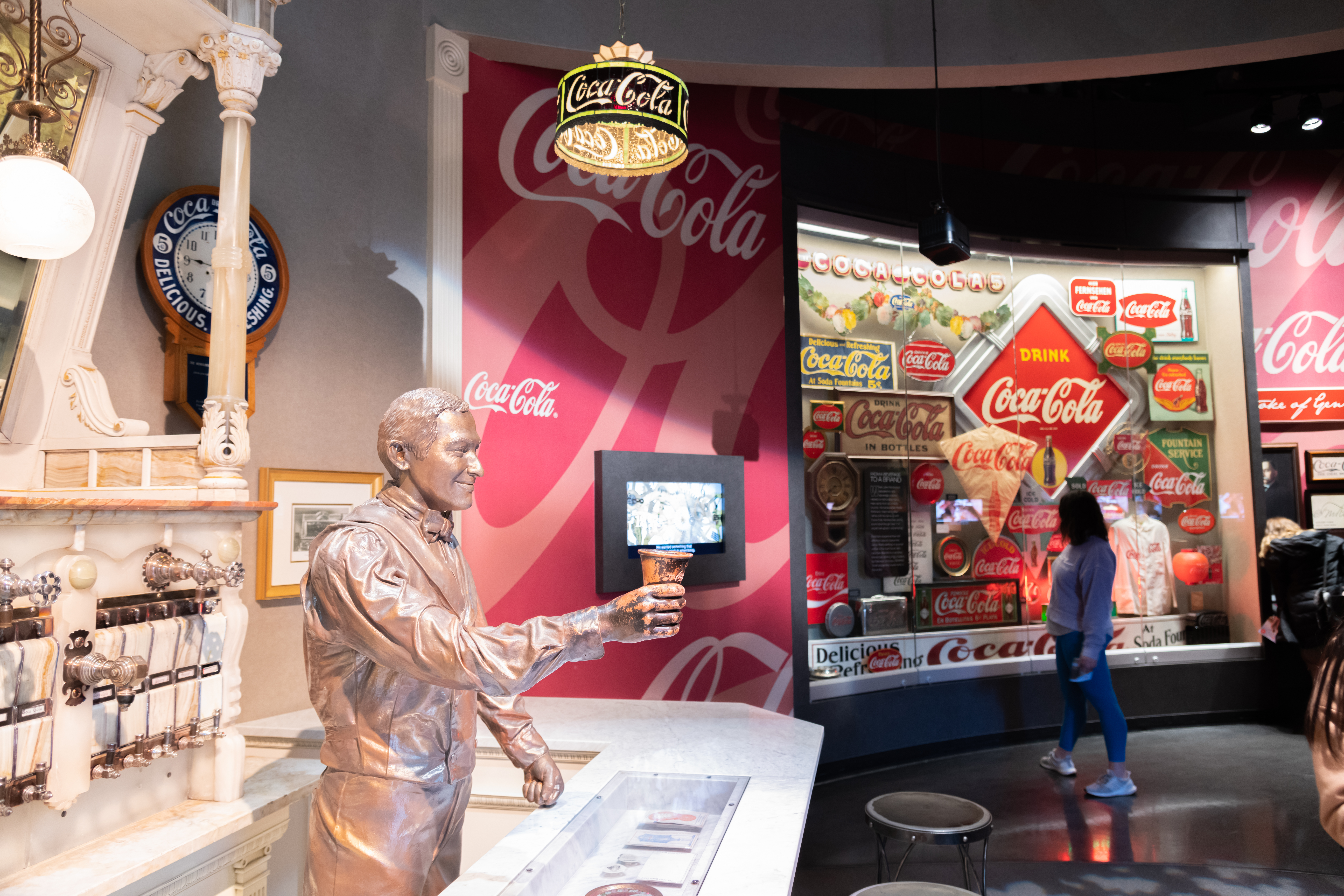 Shutterstock 1646806465 Atlanta, Georgia December 20, 2019 World Of Coca Cola Museum In The City Of Atlanta. The World Of Coca Cola Museum Opened On August 3, 1990.