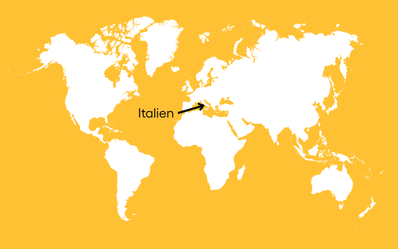 Italien Kort