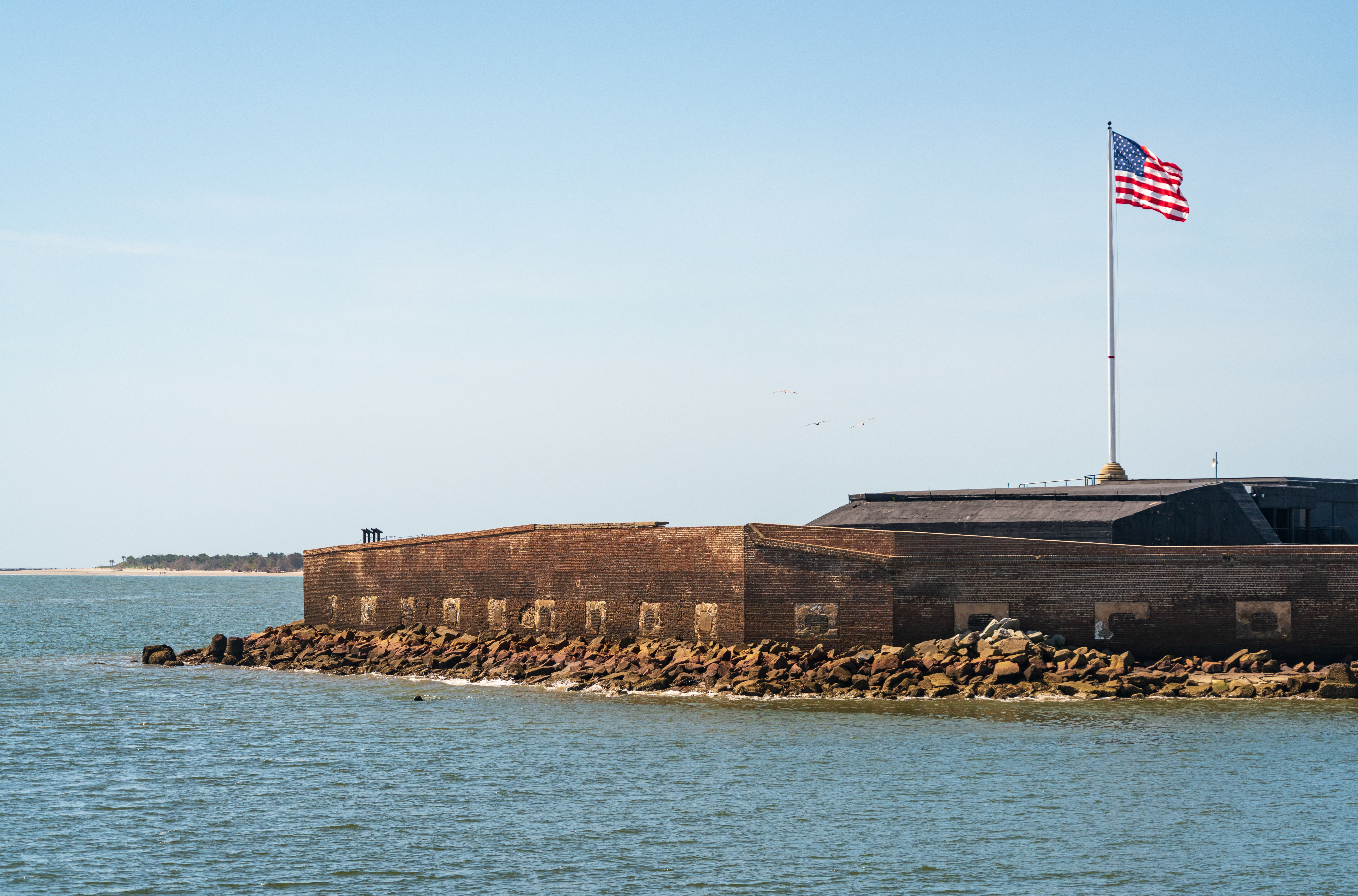 Shutterstock 2421493197 Fort Sumter National Monument In South Carolina, USA