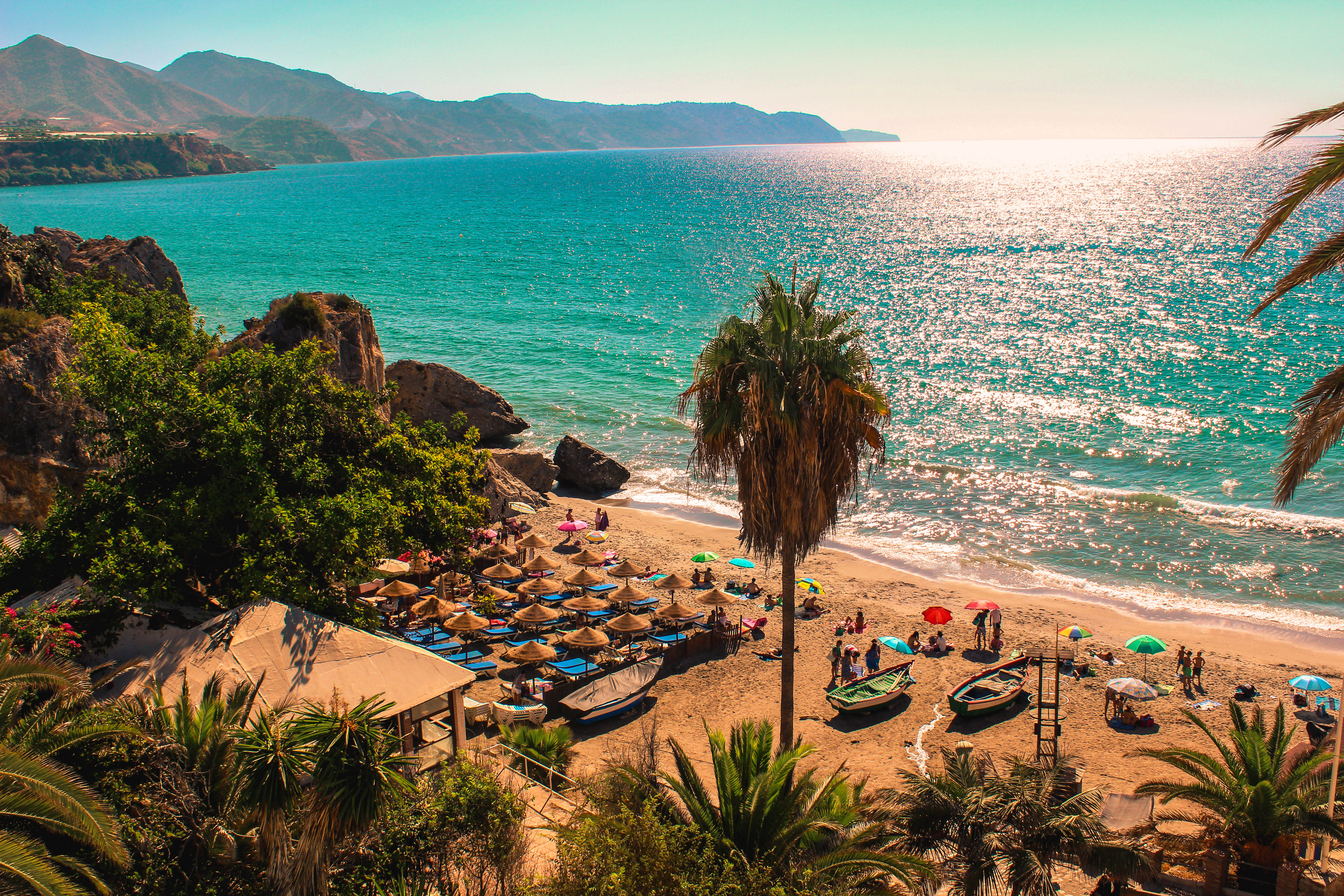 Nerja på Costa del Sol, Spanien