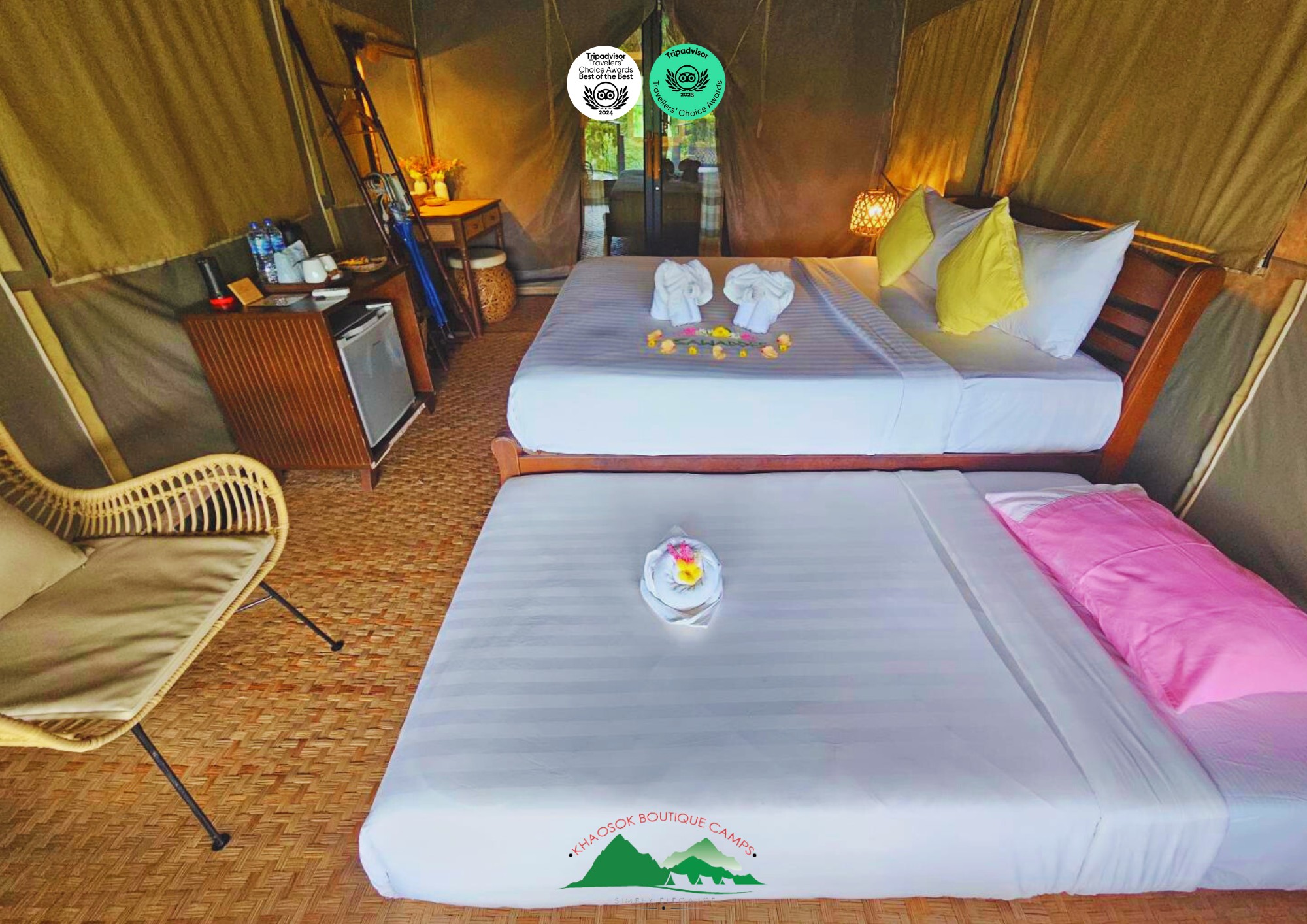 Khao Sok Boutique Camp Ekstra Madras Til Familier Med Børn
