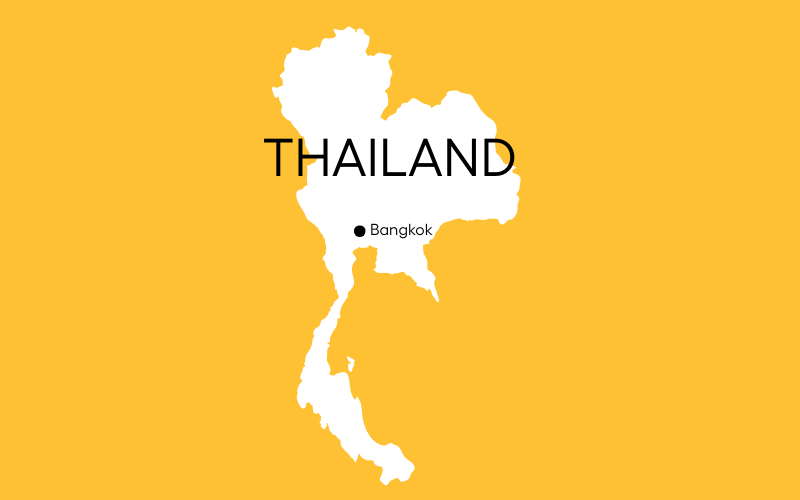 Thailand Kort