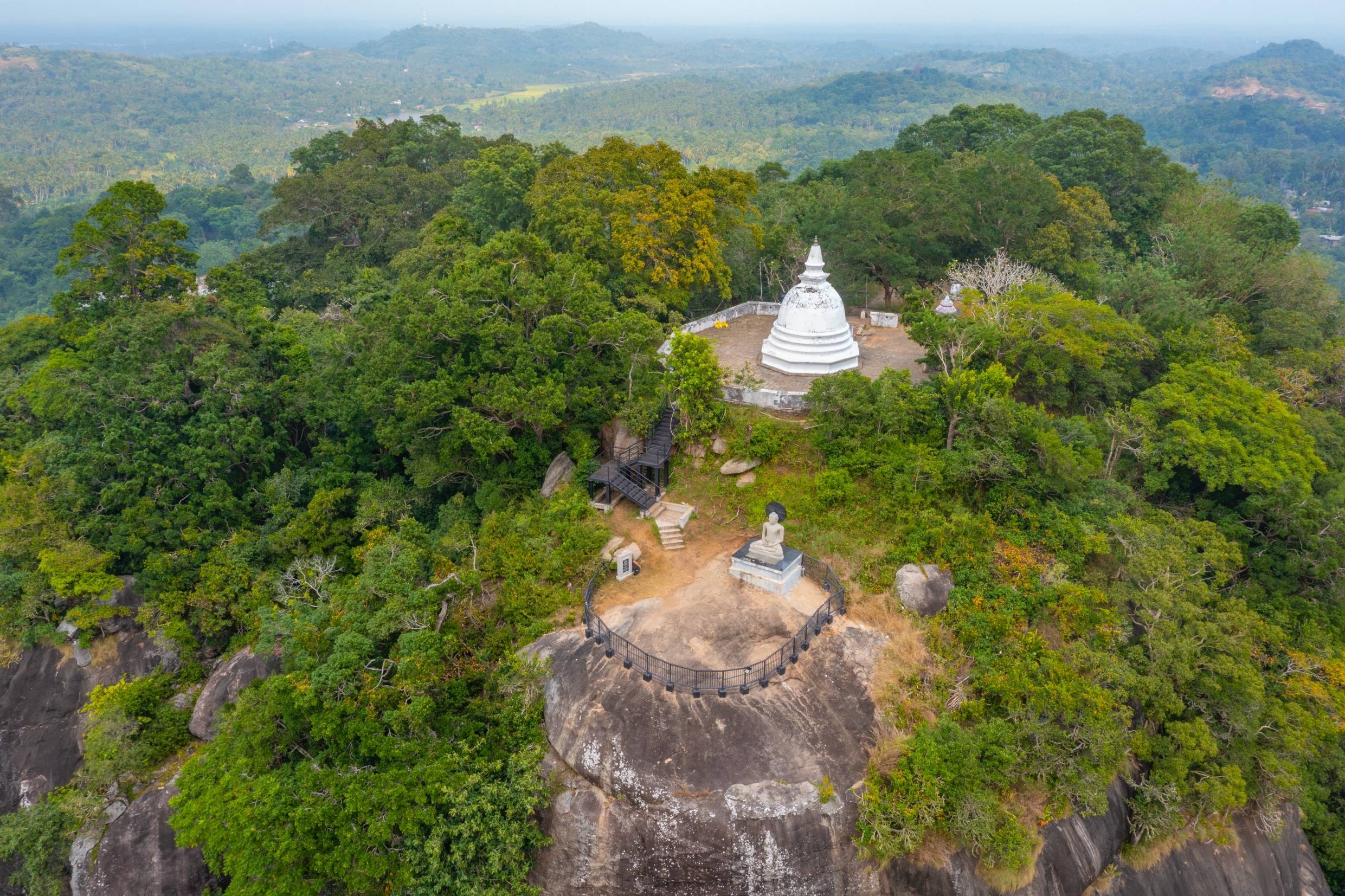 Shutterstock 2363226929 (Aerial View Of Mulkirigala Rock Temples At Sri Lanka.)