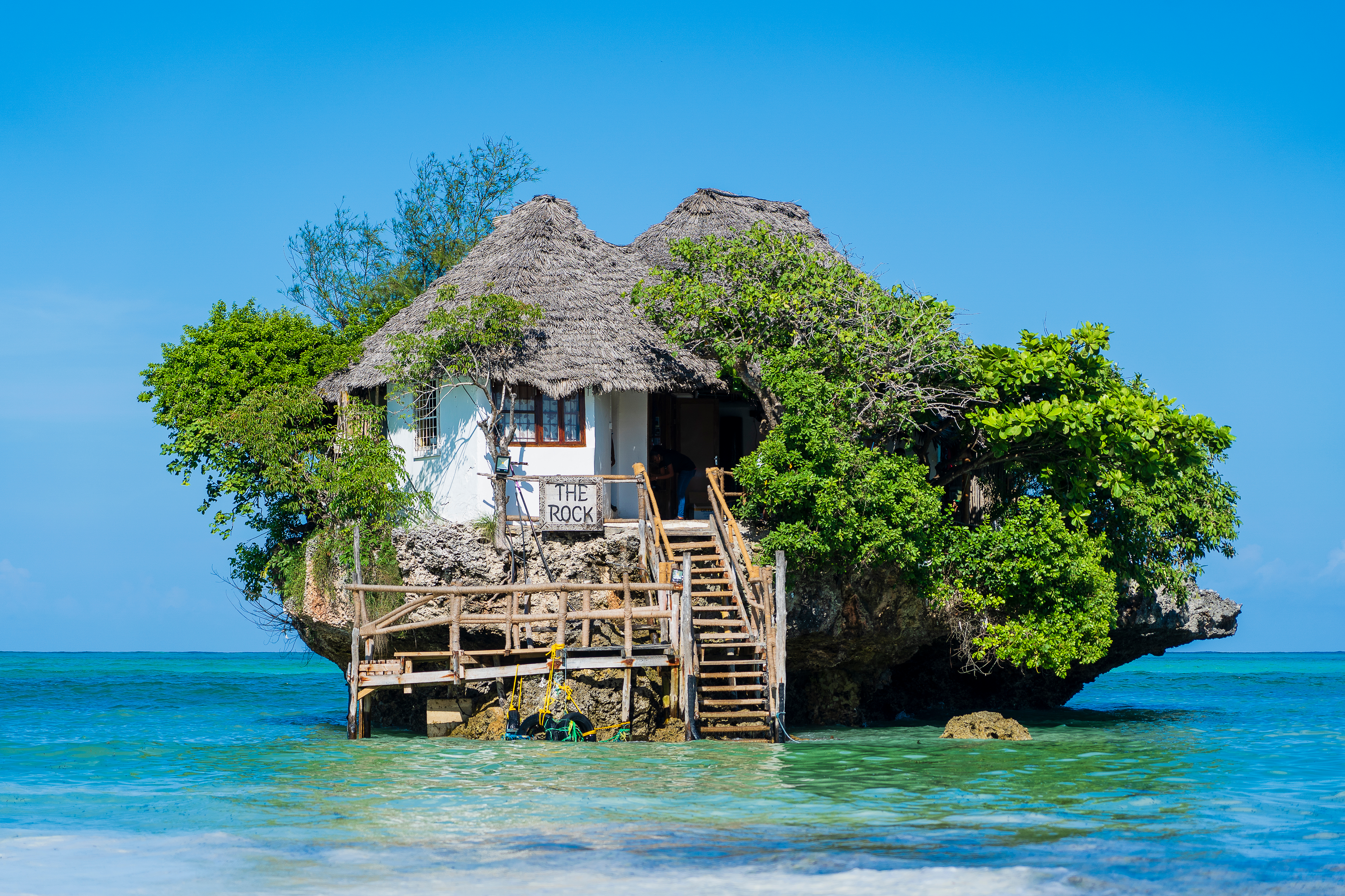 Shutterstock 1585860631 Zanzibar, Tanzania December 11, 2019 The Rock Restaurant On High Tide On The Island Of Zanzibar, Tanzania, East Africa