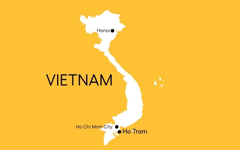 Vietnam Kort Ho Tram