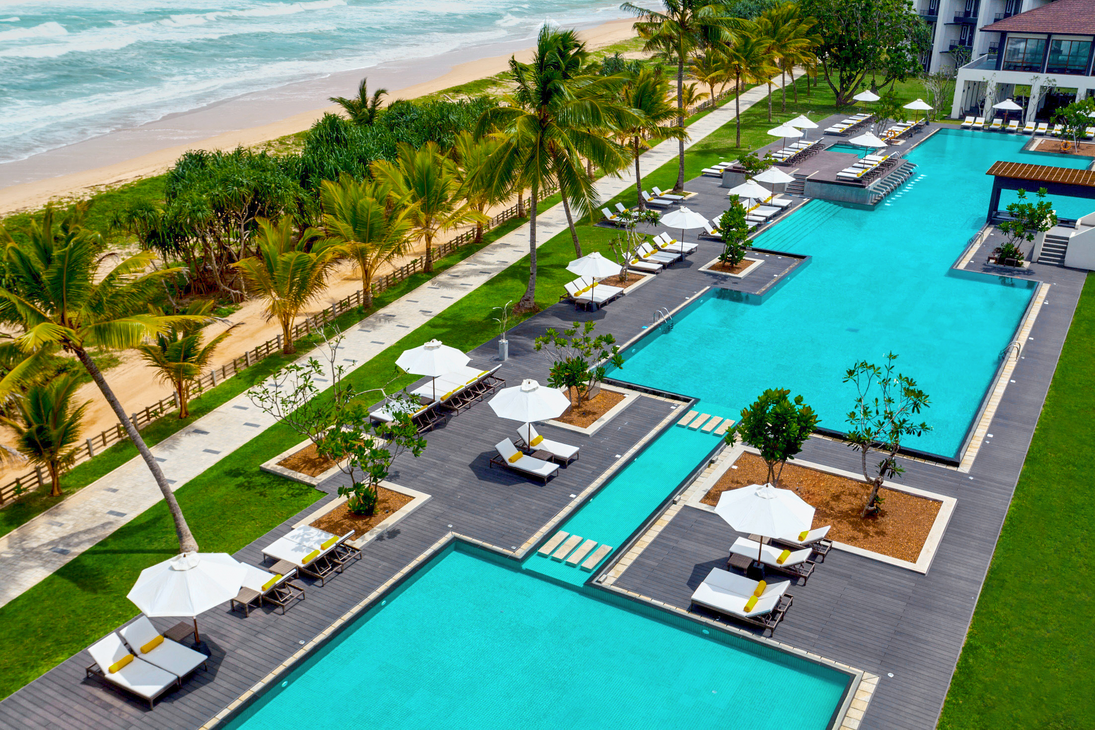 NH Bentota Ceysands Resort Swimming Pool Aerial(1)