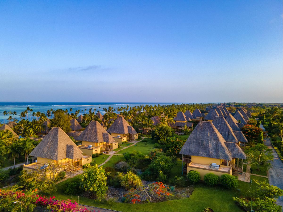 Neptune Pwani Beach Resort & Spa Zanzibar Aerial Luxury Suites And Ocean