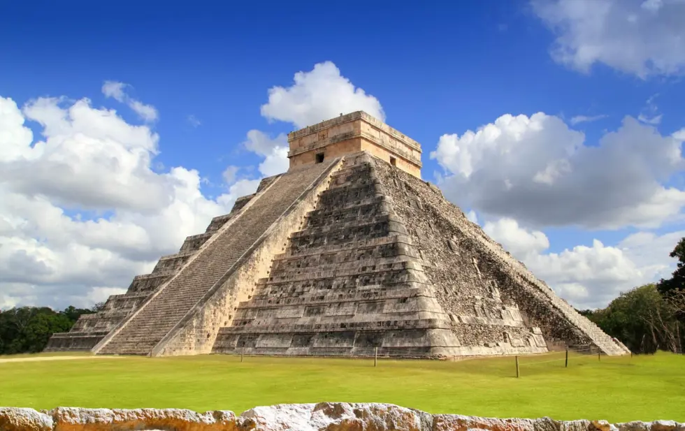 Kukulcán-pyramiden i Chichén Itzá på Yucatán-halvøen