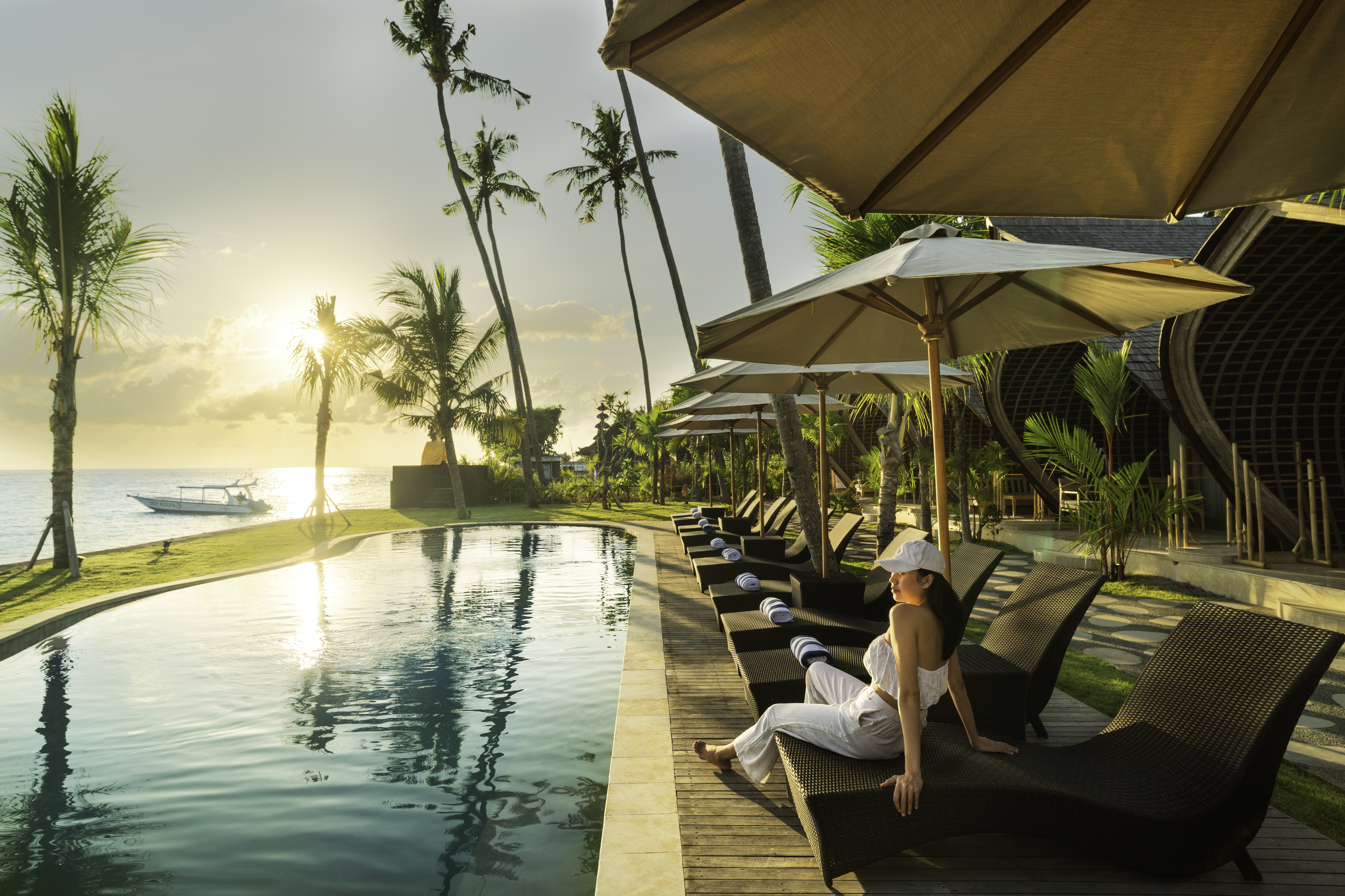 The Sankara Beach Penida Pool East Sunrise Model