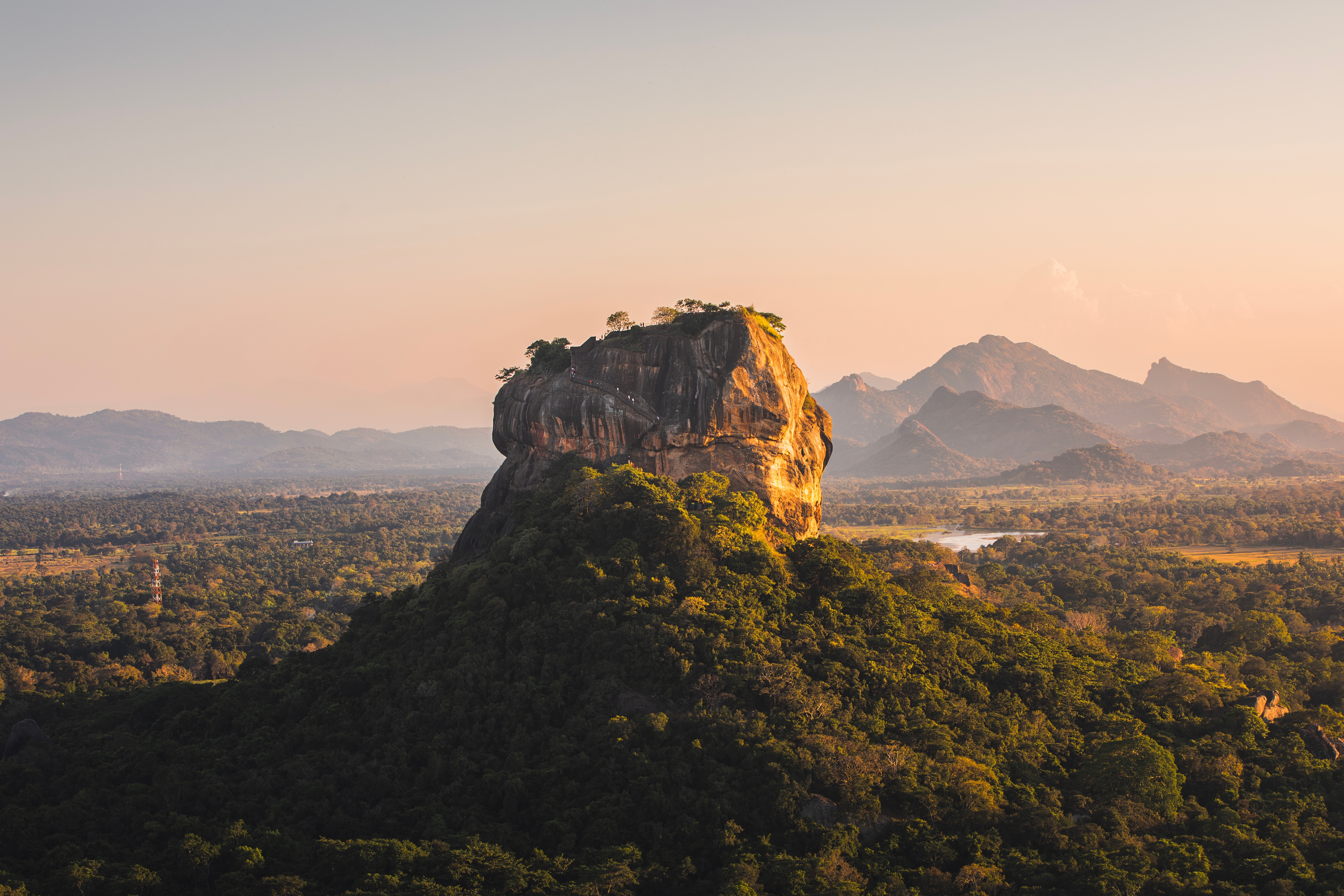 Shutterstock 2445192765 (Sigiriya Rock Also Known As Lion Rock At Golden Light Of Sunset. Beautiful Landscape In Sri Lanka.)