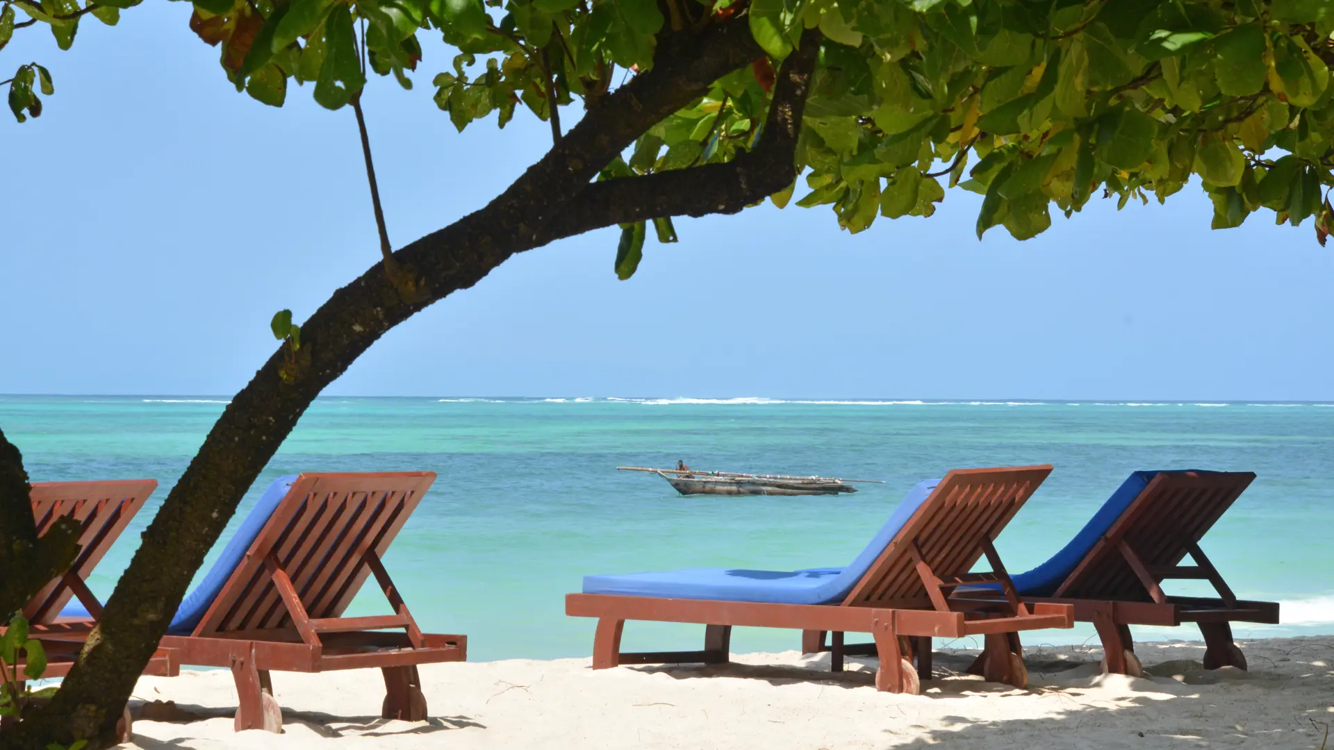 Neptune Pwani Kiwengwa Beach Sunbeds And Canoe