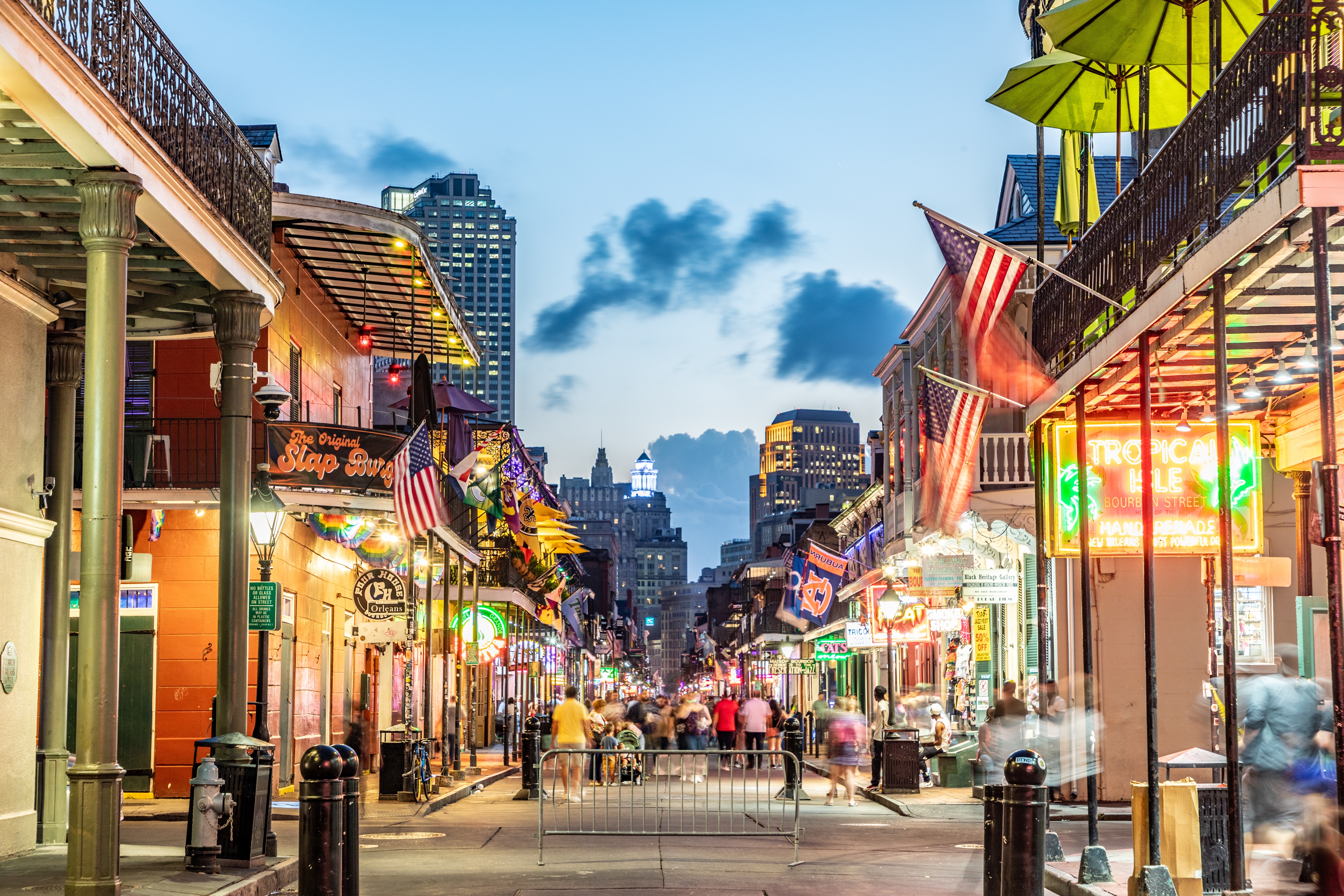 Shutterstock 2386795649 New Orleans; USA October 24, 2023 Pubs And Bars With Neon Lights In The French Quarter, Downtown New Orleansc.