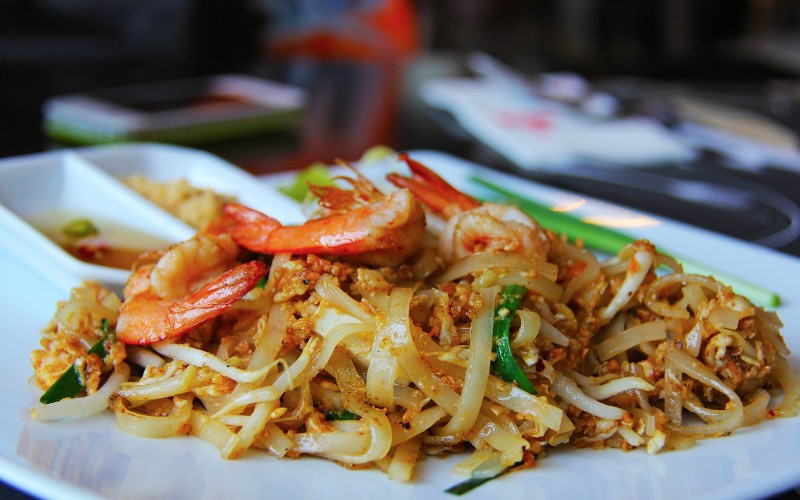 Thai Food På Phuket I Thailand